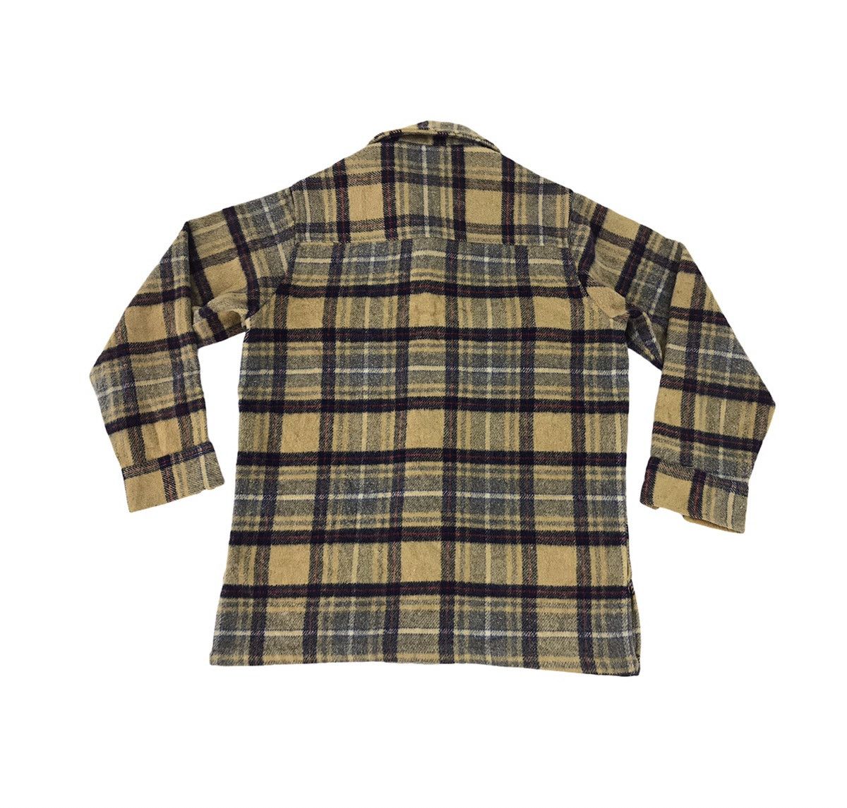 Flannel × Japanese Brand × Vintage Street Guy Plaid Check Tartan Classic Monogram Flannel Size US L / EU 52-54 / 3 - 2 Thumbnail