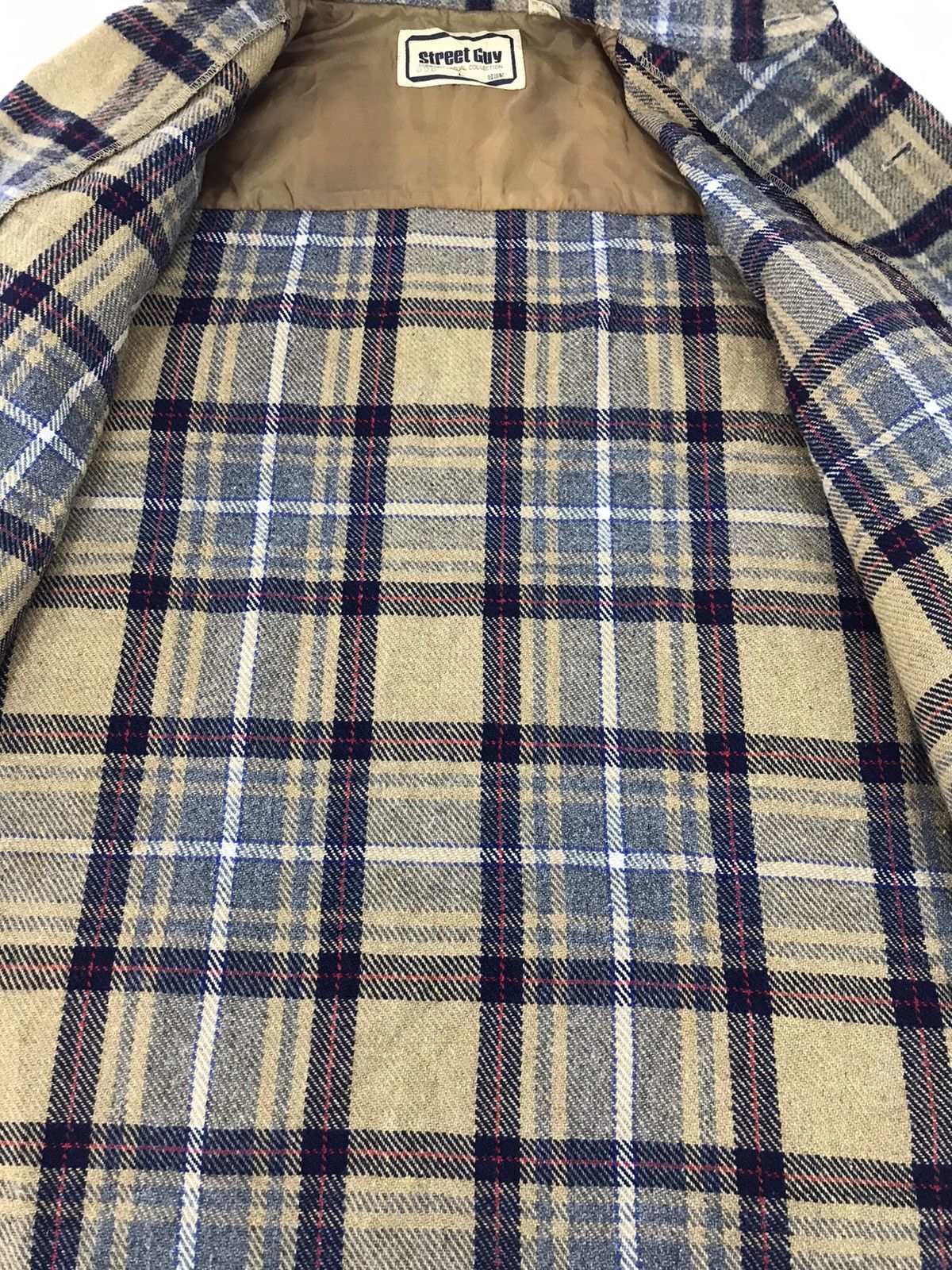 Flannel × Japanese Brand × Vintage Street Guy Plaid Check Tartan Classic Monogram Flannel Size US L / EU 52-54 / 3 - 4 Thumbnail