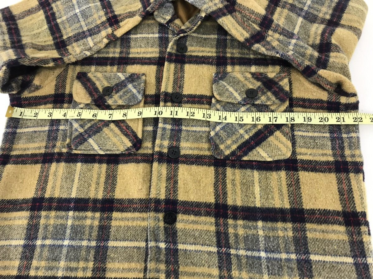 Flannel × Japanese Brand × Vintage Street Guy Plaid Check Tartan Classic Monogram Flannel Size US L / EU 52-54 / 3 - 8 Thumbnail