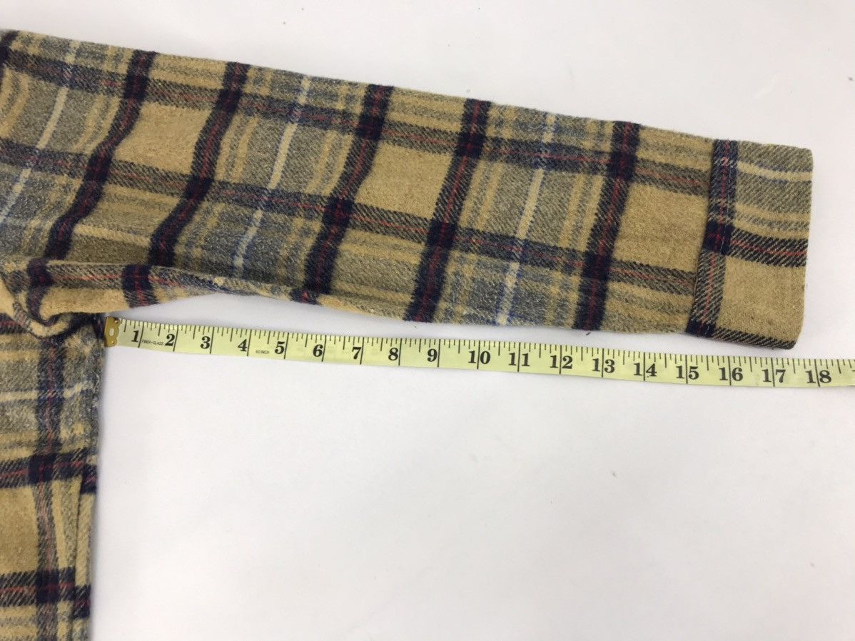 Flannel × Japanese Brand × Vintage Street Guy Plaid Check Tartan Classic Monogram Flannel Size US L / EU 52-54 / 3 - 10 Thumbnail