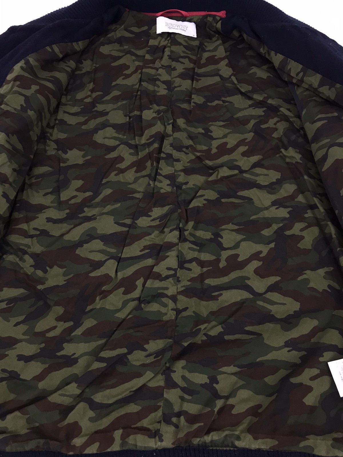 Other New York Spell Out Camo Inner Varsity College Jacket Size US M / EU 48-50 / 2 - 6 Thumbnail