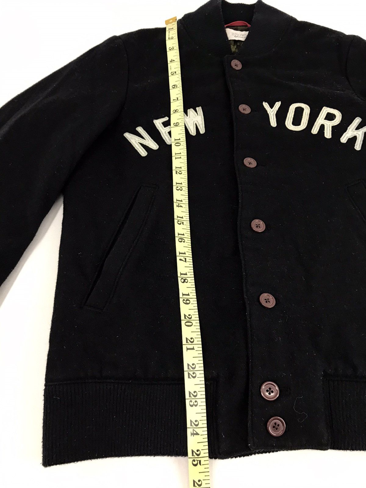 Other New York Spell Out Camo Inner Varsity College Jacket Size US M / EU 48-50 / 2 - 8 Thumbnail