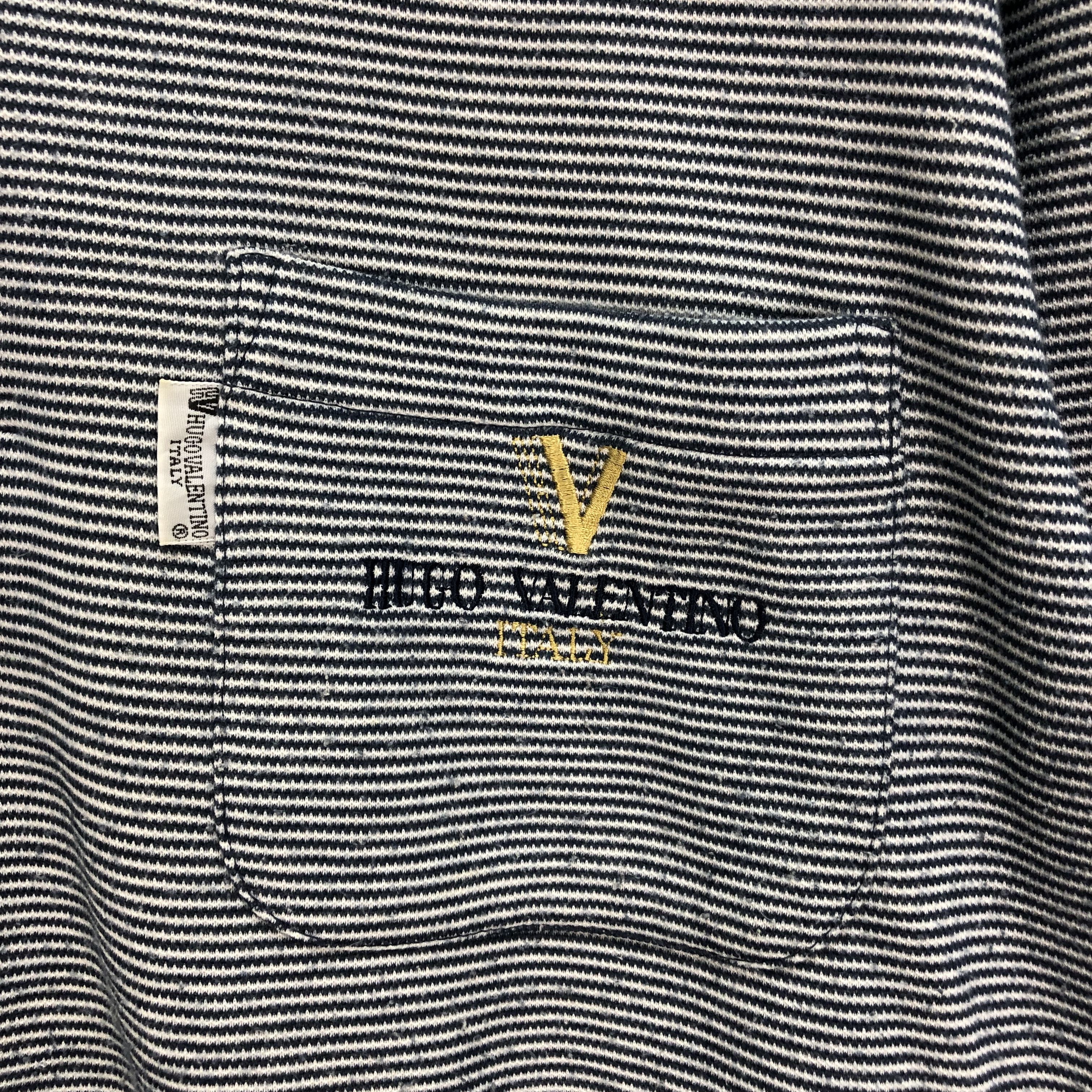 Valentino HUGO VALENTINO SINGLE POCKET STRIPES SWEATSHIRTS #5178-177 Size US M / EU 48-50 / 2 - 3 Thumbnail