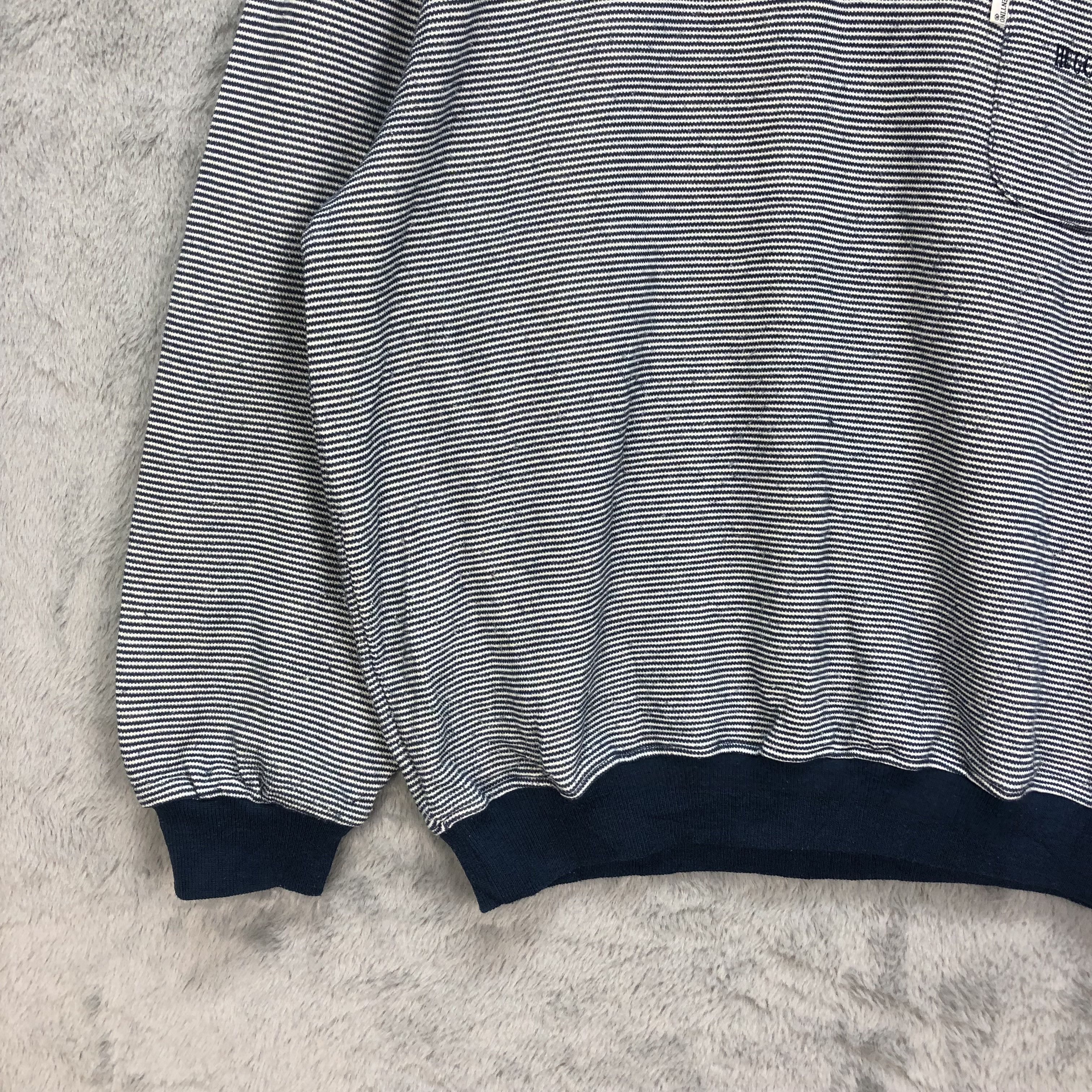 Valentino HUGO VALENTINO SINGLE POCKET STRIPES SWEATSHIRTS #5178-177 Size US M / EU 48-50 / 2 - 5 Thumbnail