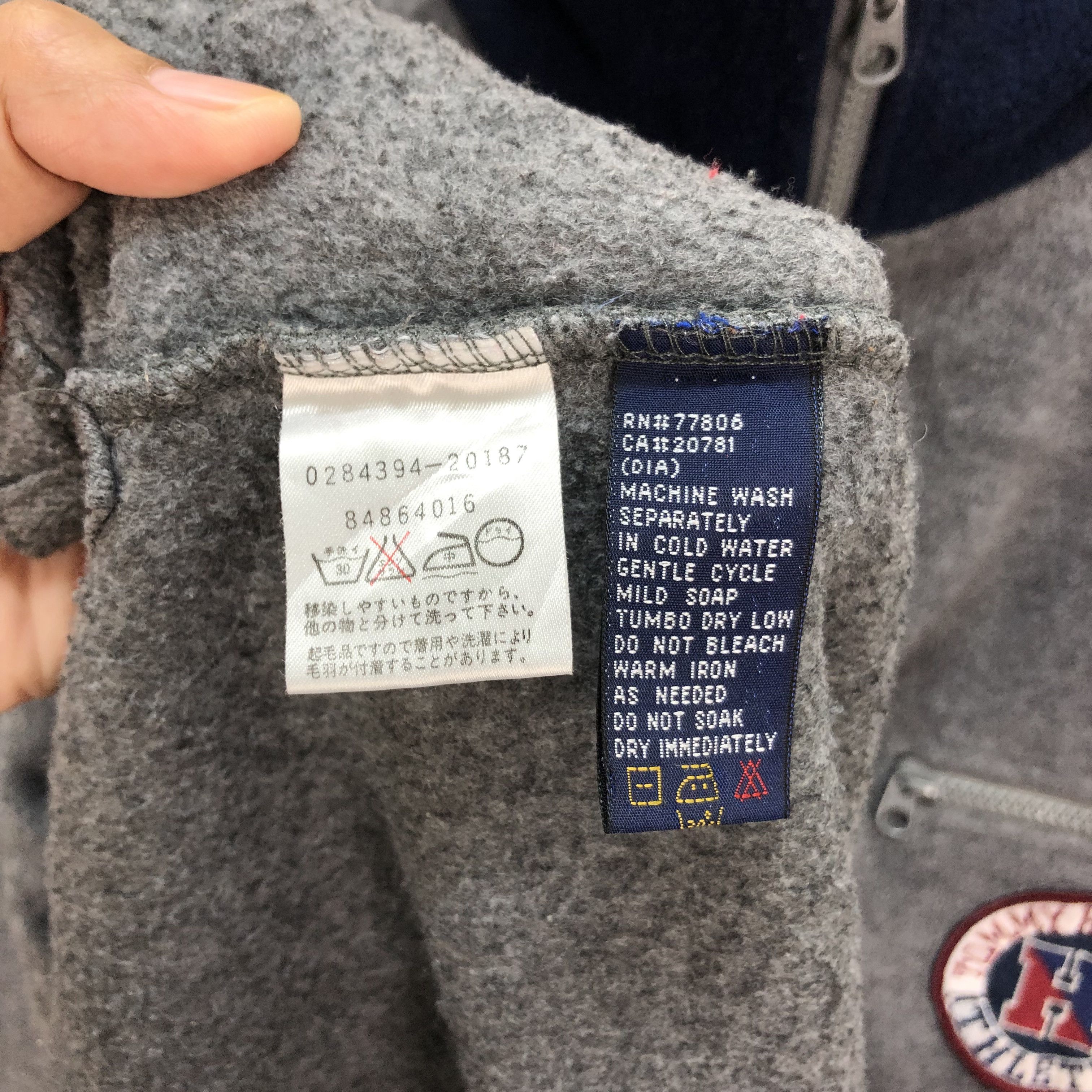 Tommy Hilfiger Tommy Hilfiger Half Zip Turtle Neck Fleece #5463-191 Size US L / EU 52-54 / 3 - 8 Thumbnail