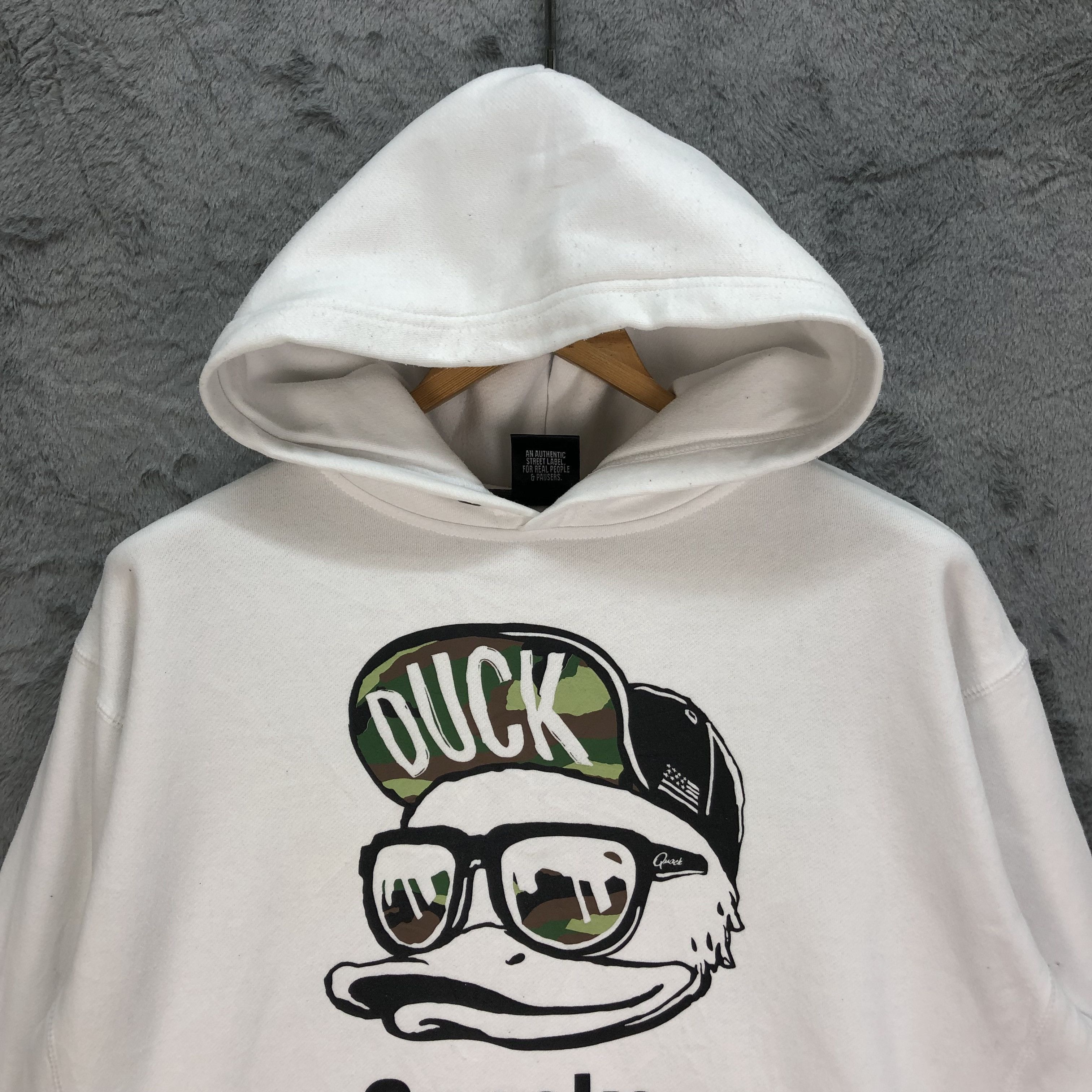 Japanese Brand DUCK DUDE QUAKER BY B ONE SOUL PULLOVER HOODIES #5246-181 Size US L / EU 52-54 / 3 - 2 Thumbnail