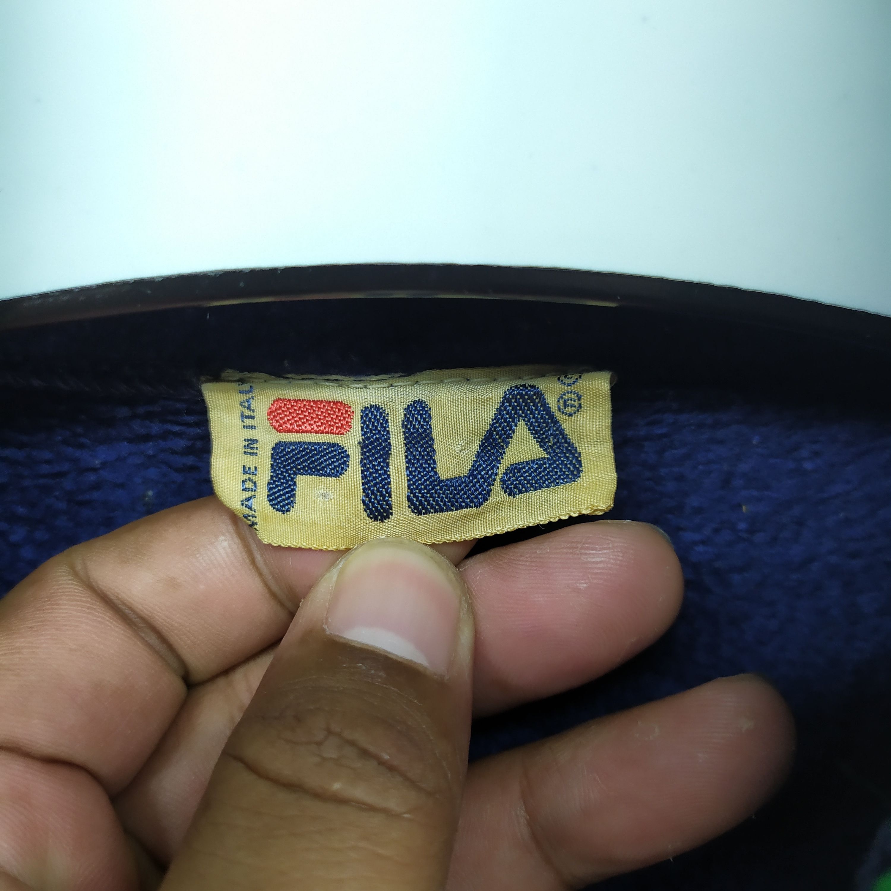 Fila Vintage Fila White Rock Turtle Neck Fleece Jacket #1236-51 Size US S / EU 44-46 / 1 - 6 Thumbnail