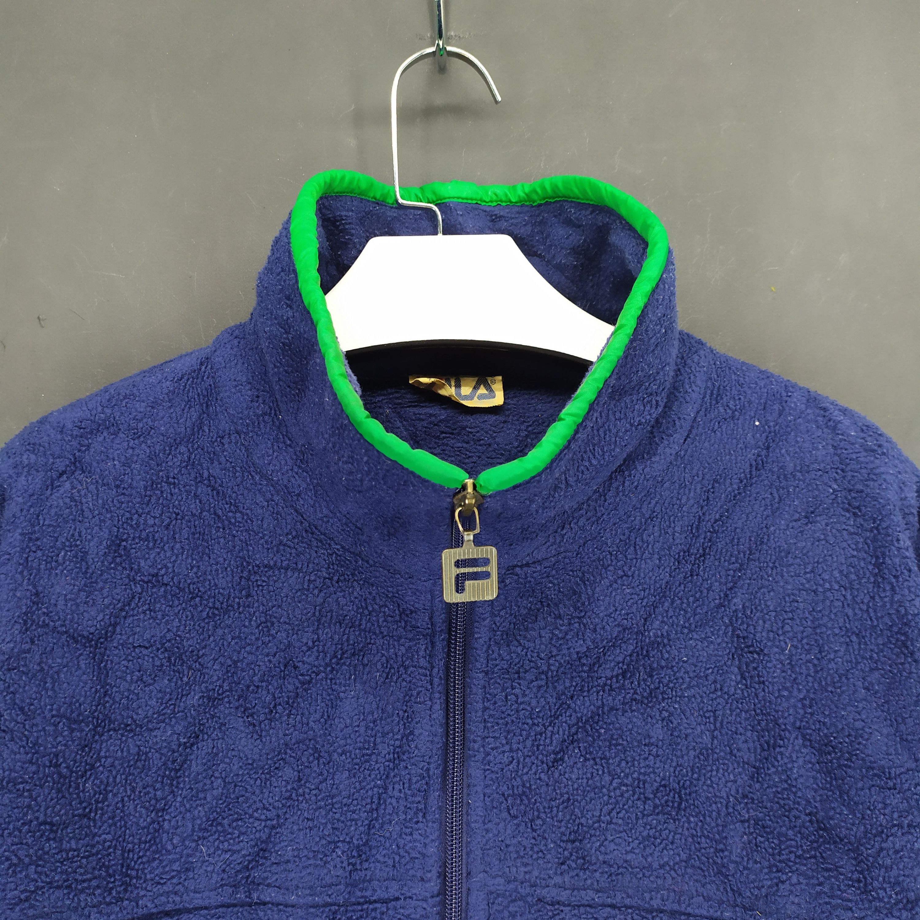Fila Vintage Fila White Rock Turtle Neck Fleece Jacket #1236-51 Size US S / EU 44-46 / 1 - 2 Thumbnail