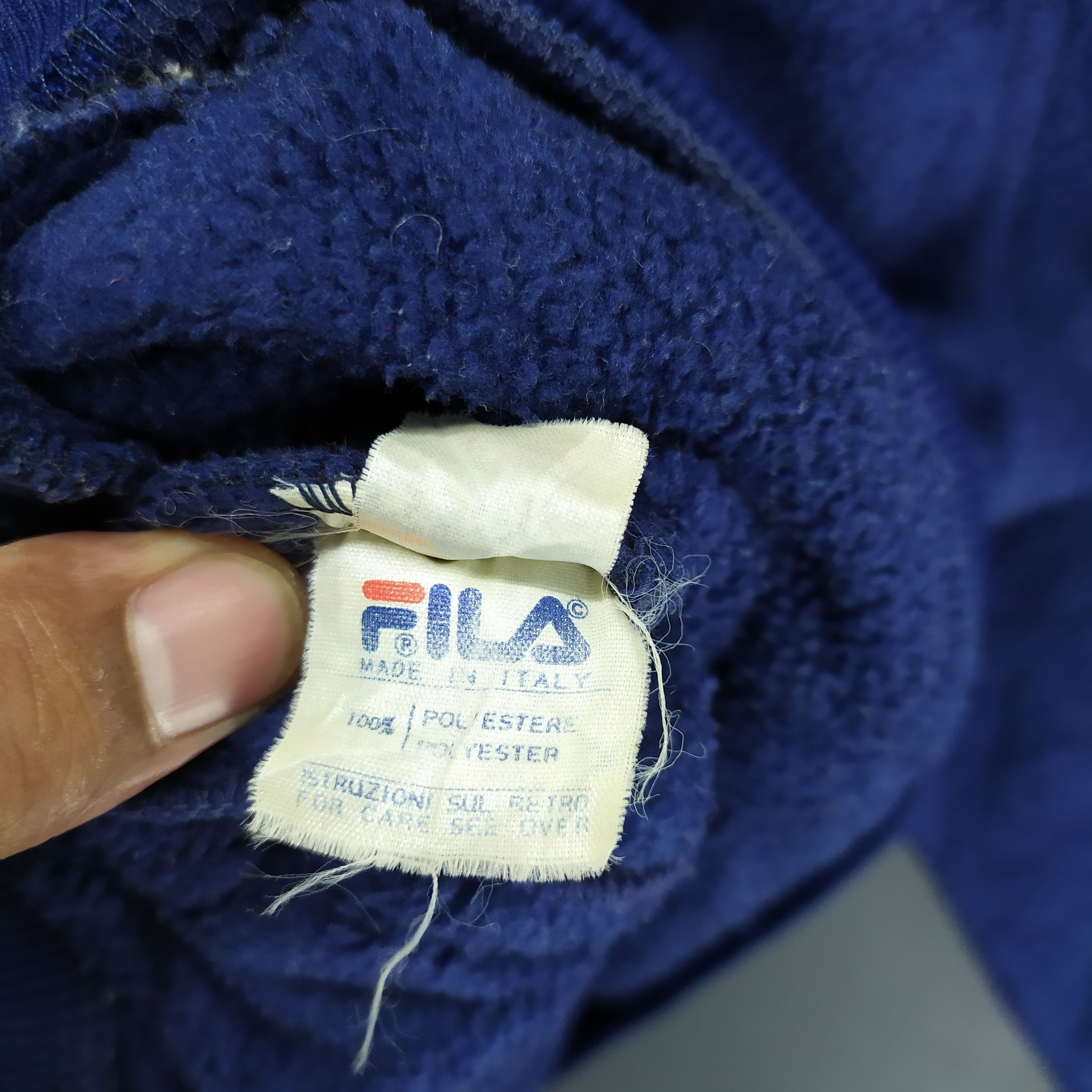 Fila Vintage Fila White Rock Turtle Neck Fleece Jacket #1236-51 Size US S / EU 44-46 / 1 - 7 Thumbnail