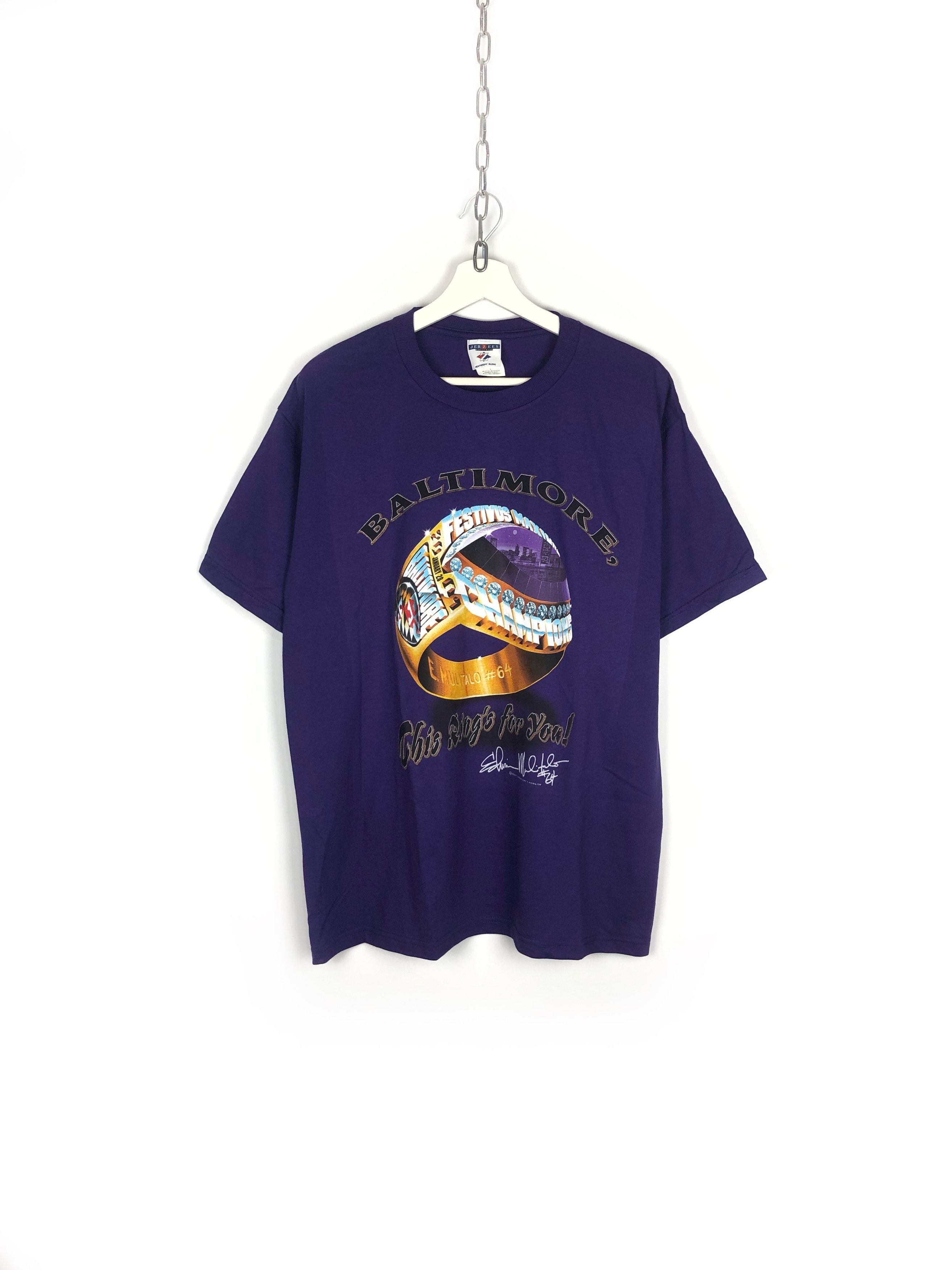 Jerzees Jerzees USA Tee Vintage Activewear 2001 Baltimore Champions Size US L / EU 52-54 / 3 - 1 Thumbnail
