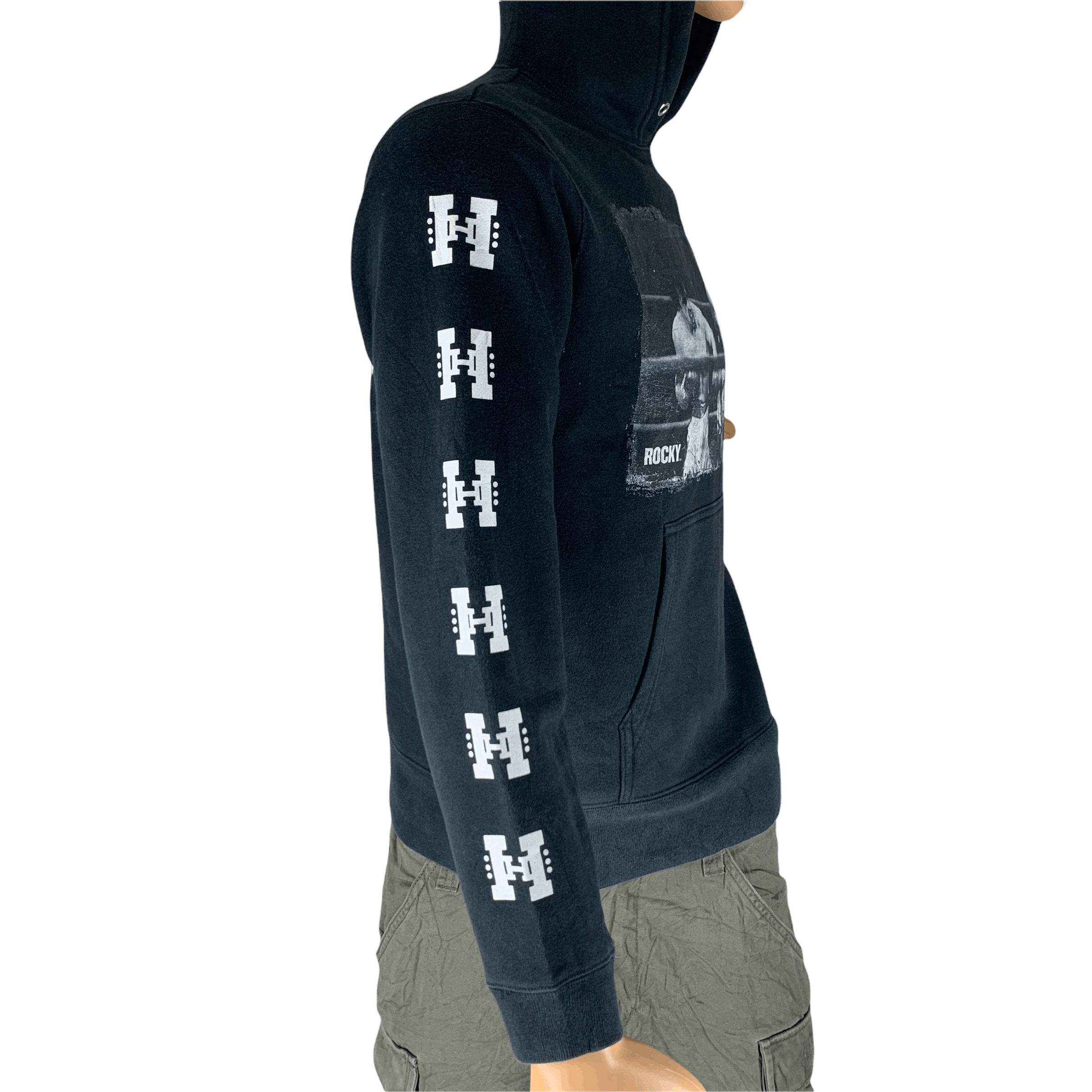 Japanese Brand Hardhit Japan Rocky Big Logo Pullover Hoodies #3559-50 Size US S / EU 44-46 / 1 - 2 Thumbnail