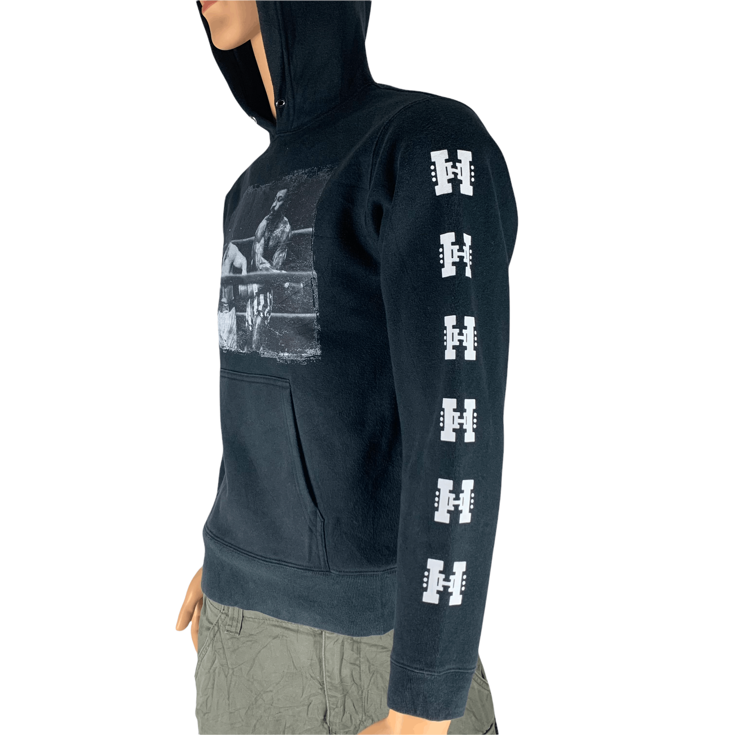 Japanese Brand Hardhit Japan Rocky Big Logo Pullover Hoodies #3559-50 Size US S / EU 44-46 / 1 - 1 Thumbnail