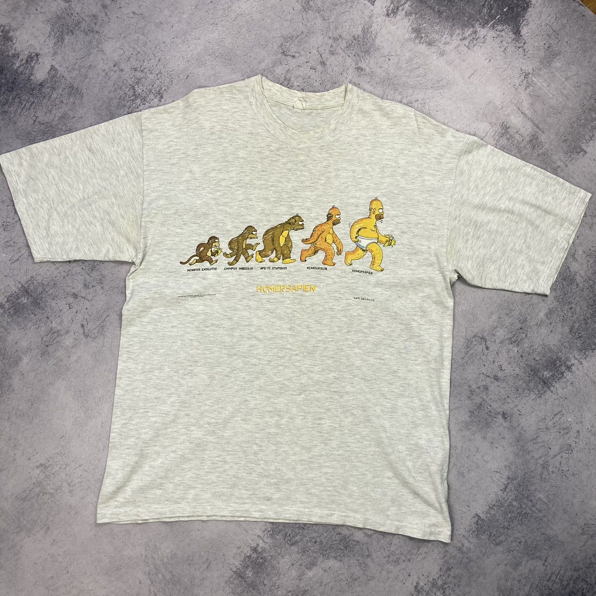 The Simpsons × Vintage Vintage The Simpsons “homersapien” tee 90’s Size US XL / EU 56 / 4 - 2 Thumbnail