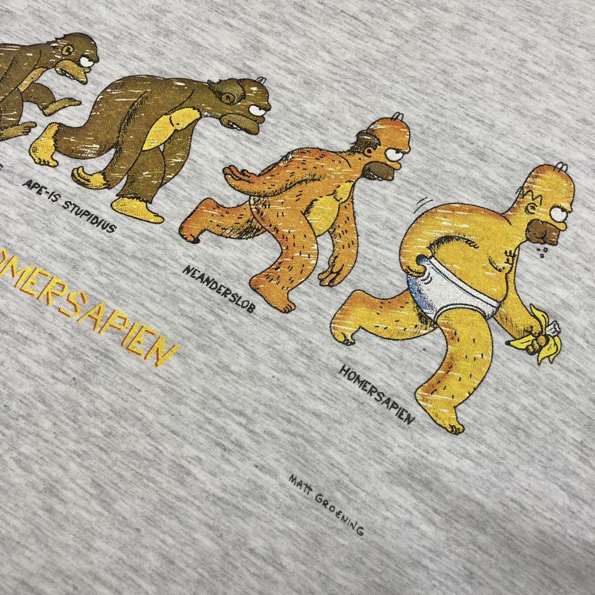 The Simpsons × Vintage Vintage The Simpsons “homersapien” tee 90’s Size US XL / EU 56 / 4 - 4 Thumbnail