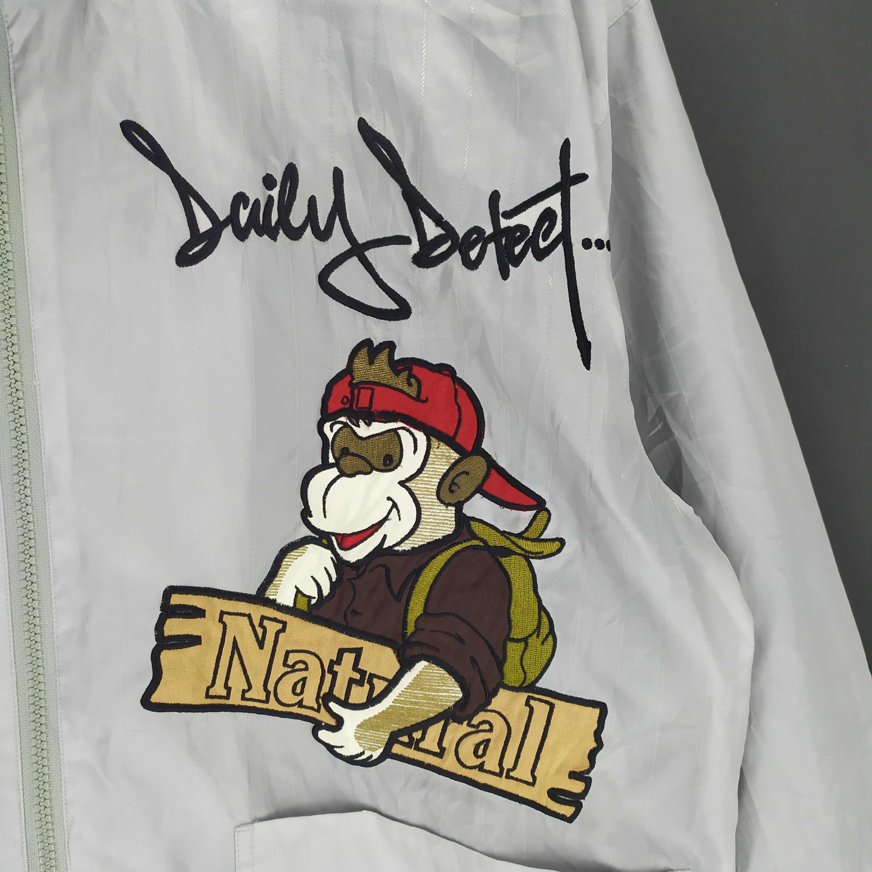 Japanese Brand Daily Detect Embroidery Big Logo Windbreaker #1199-49 Size US M / EU 48-50 / 2 - 9 Thumbnail