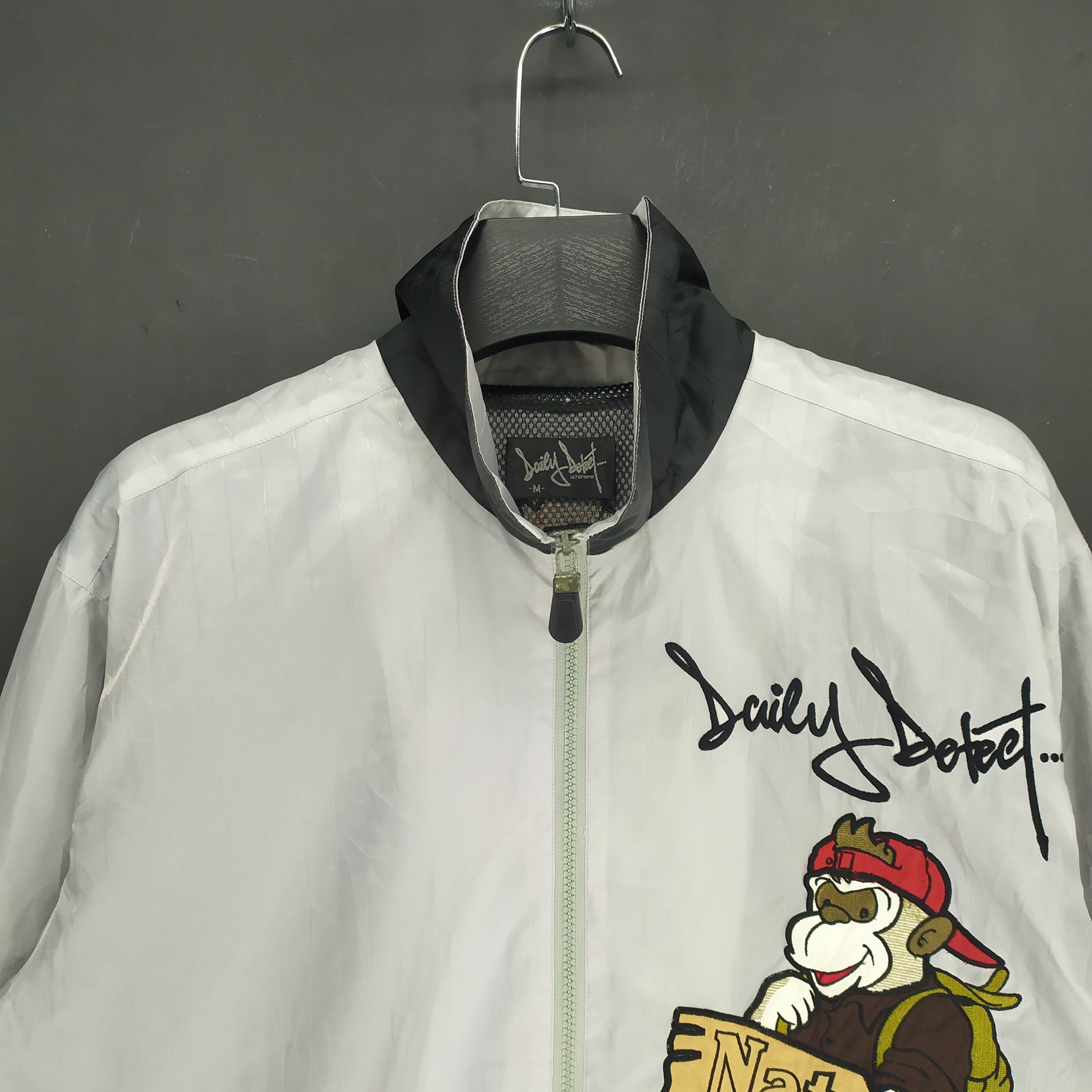 Japanese Brand Daily Detect Embroidery Big Logo Windbreaker #1199-49 Size US M / EU 48-50 / 2 - 8 Thumbnail