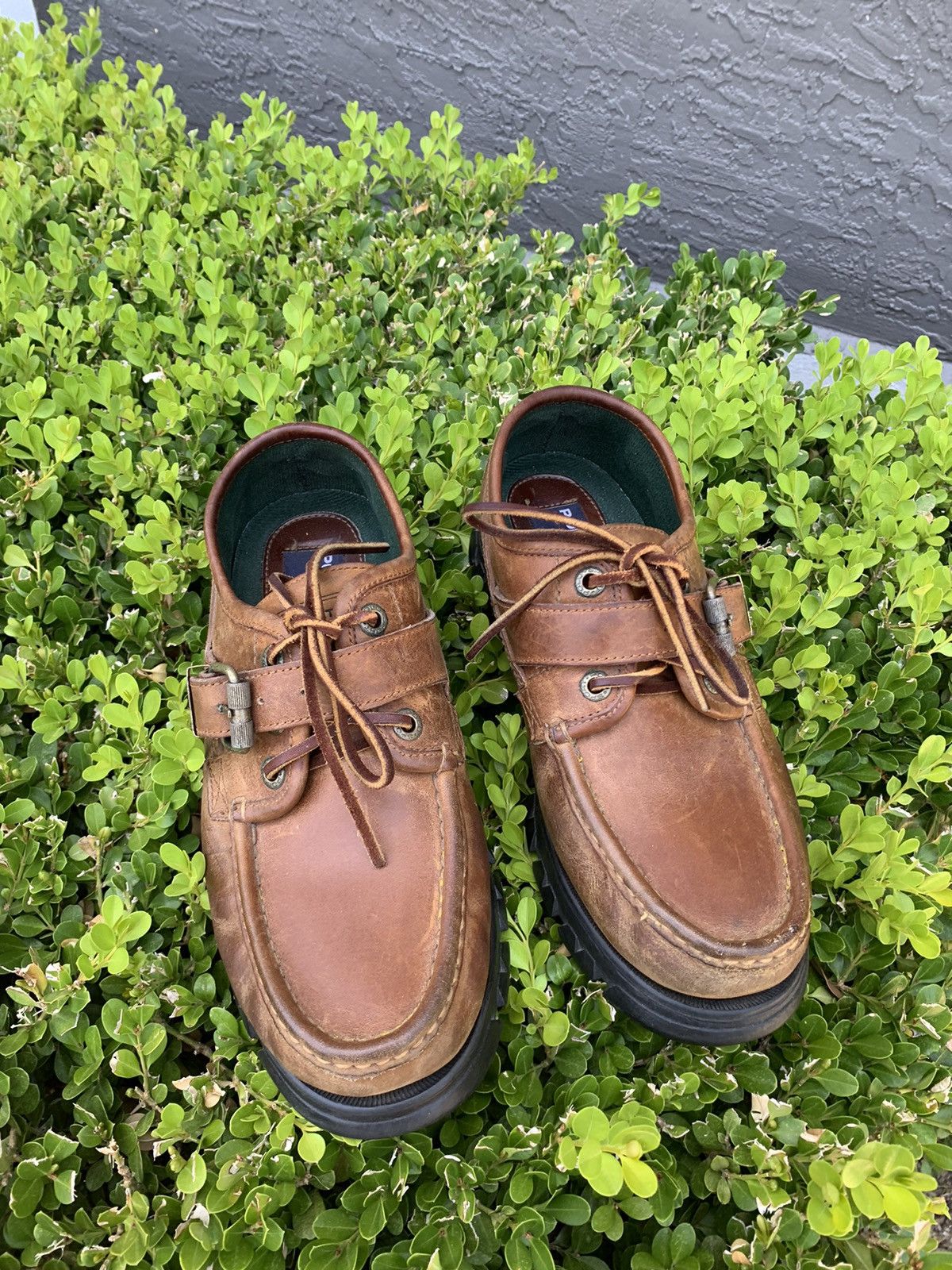 Ralph Lauren Sport Polo Sport Ralph Lauren leather shoes Grailed