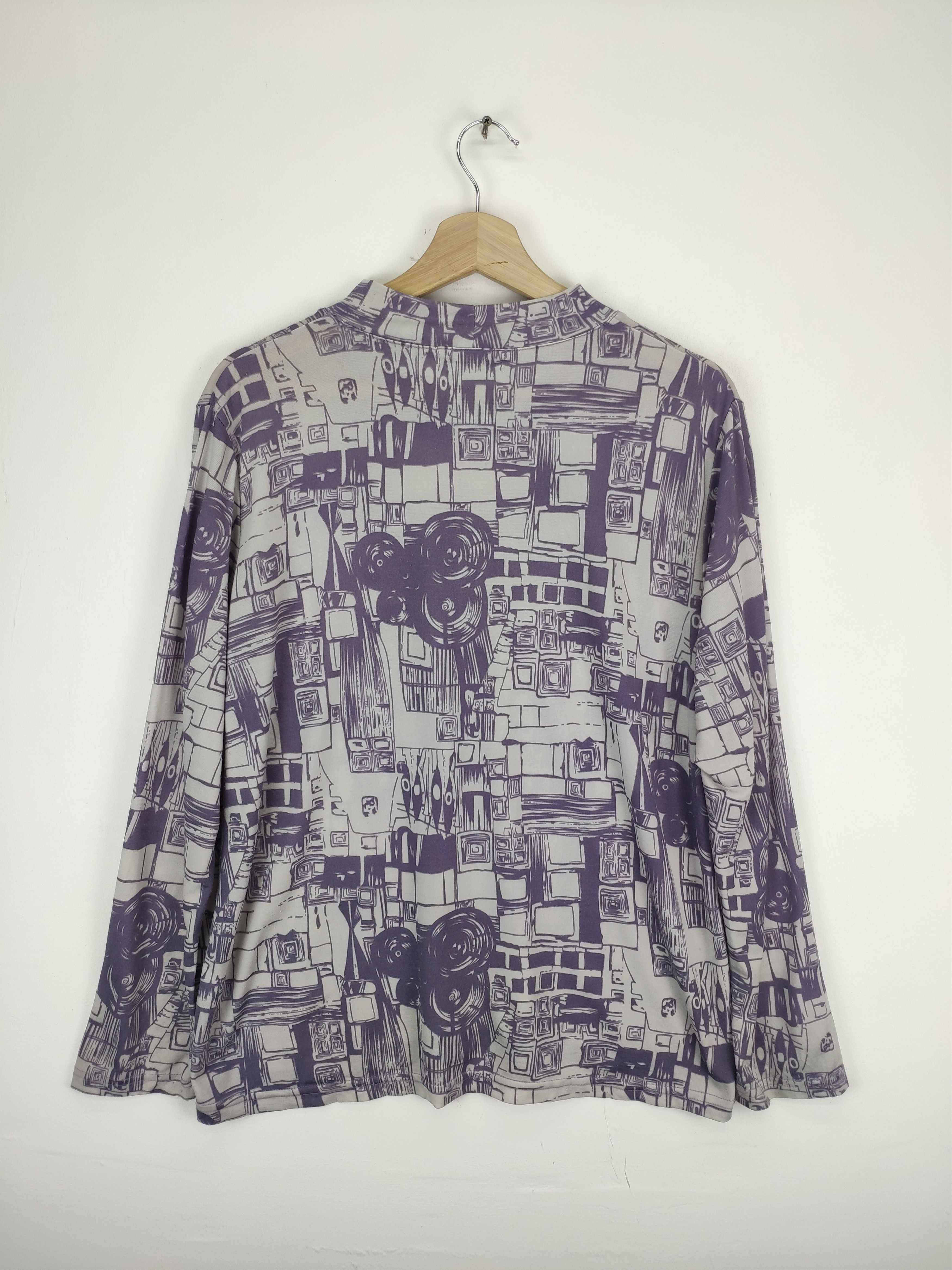 Japanese Brand × Vintage Vintage Long Sleeve Shirt Art Motif Size L / US 10 / IT 46 - 2 Thumbnail