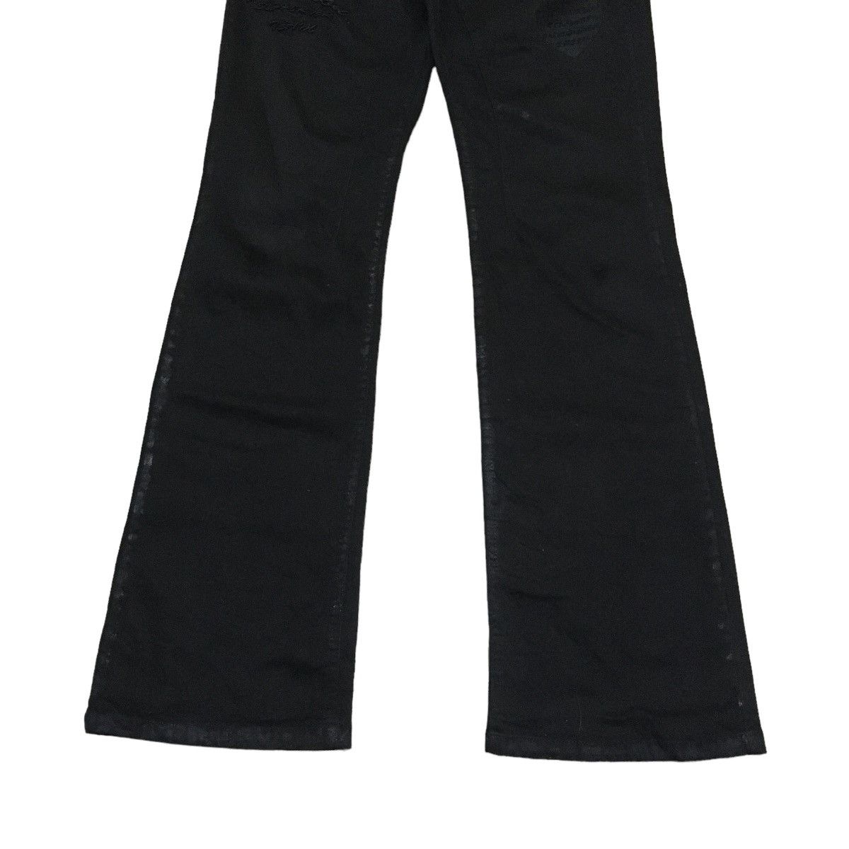 Japanese Brand × Vintage Rare Vintage Japanese Brand LowBox Waxed Flared Pants 1990s Size US 32 / EU 48 - 5 Thumbnail