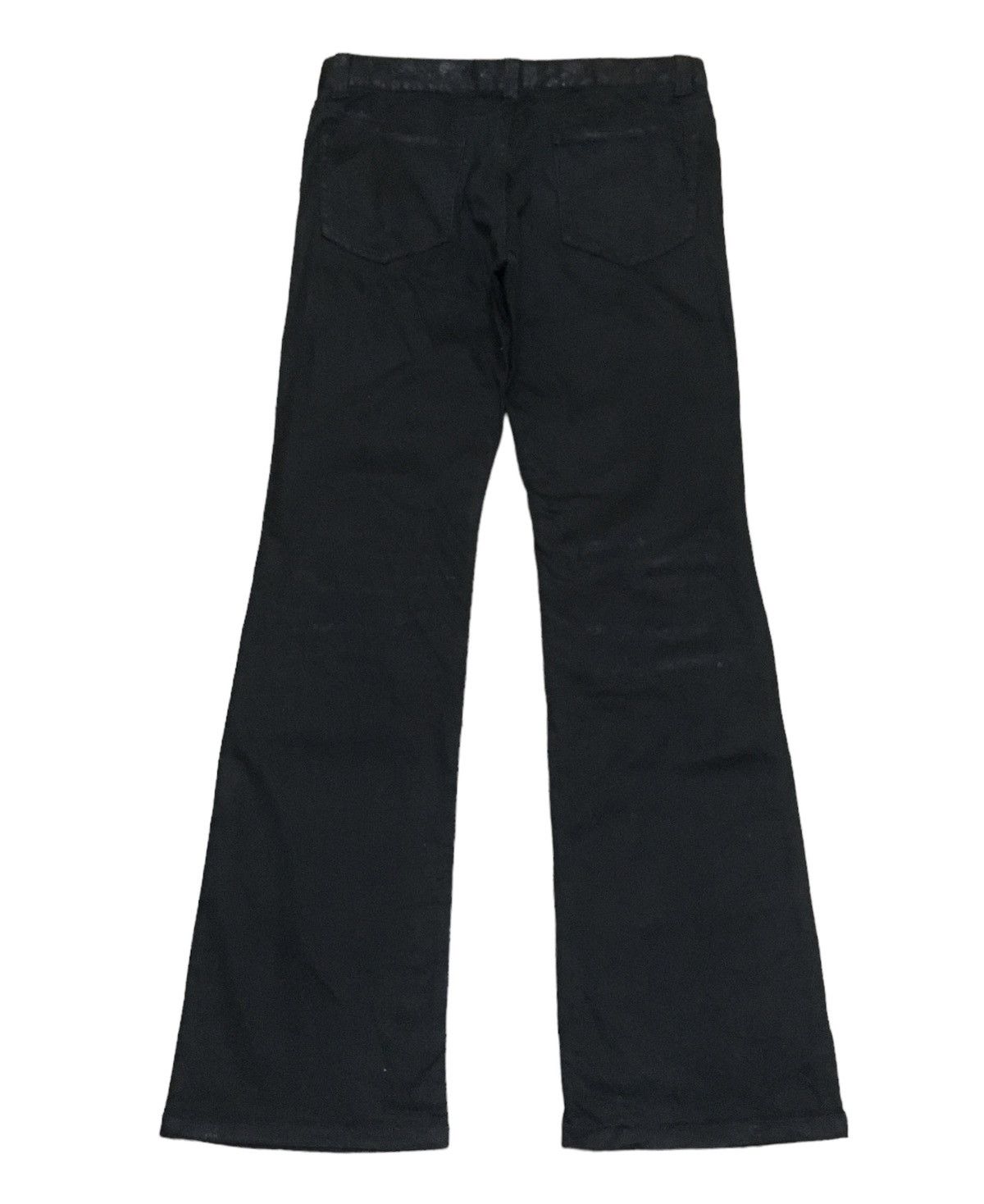 Japanese Brand × Vintage Rare Vintage Japanese Brand LowBox Waxed Flared Pants 1990s Size US 32 / EU 48 - 2 Thumbnail