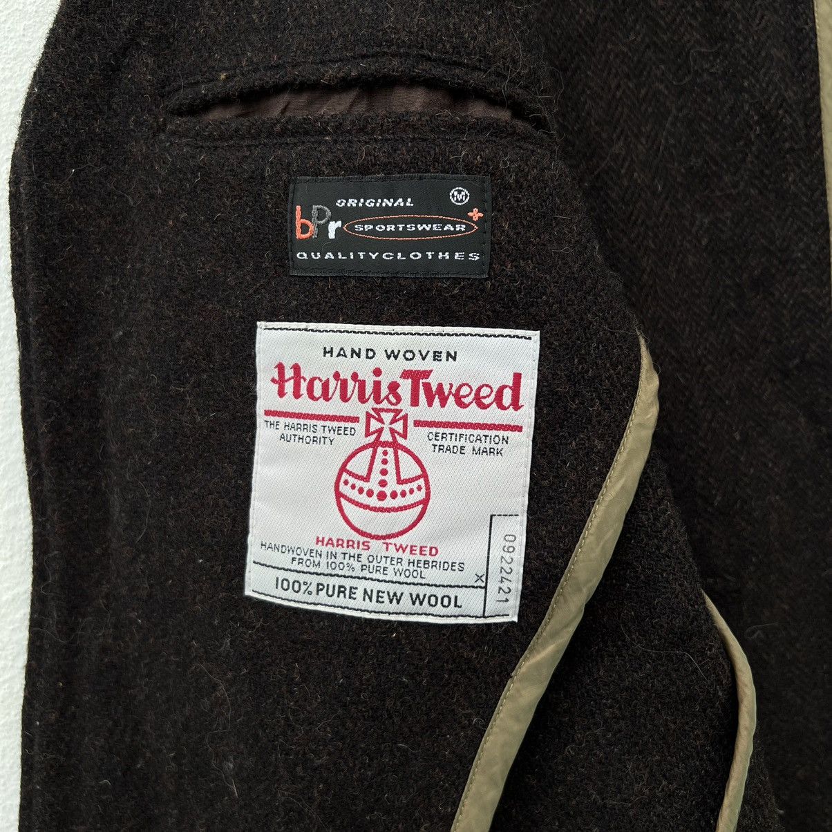 Harris Tweed VINTAGE HARRIS TWEED WOOL JACKET INSPIRED BY ISSEY MIYAKE Size US M / EU 48-50 / 2 - 10 Thumbnail