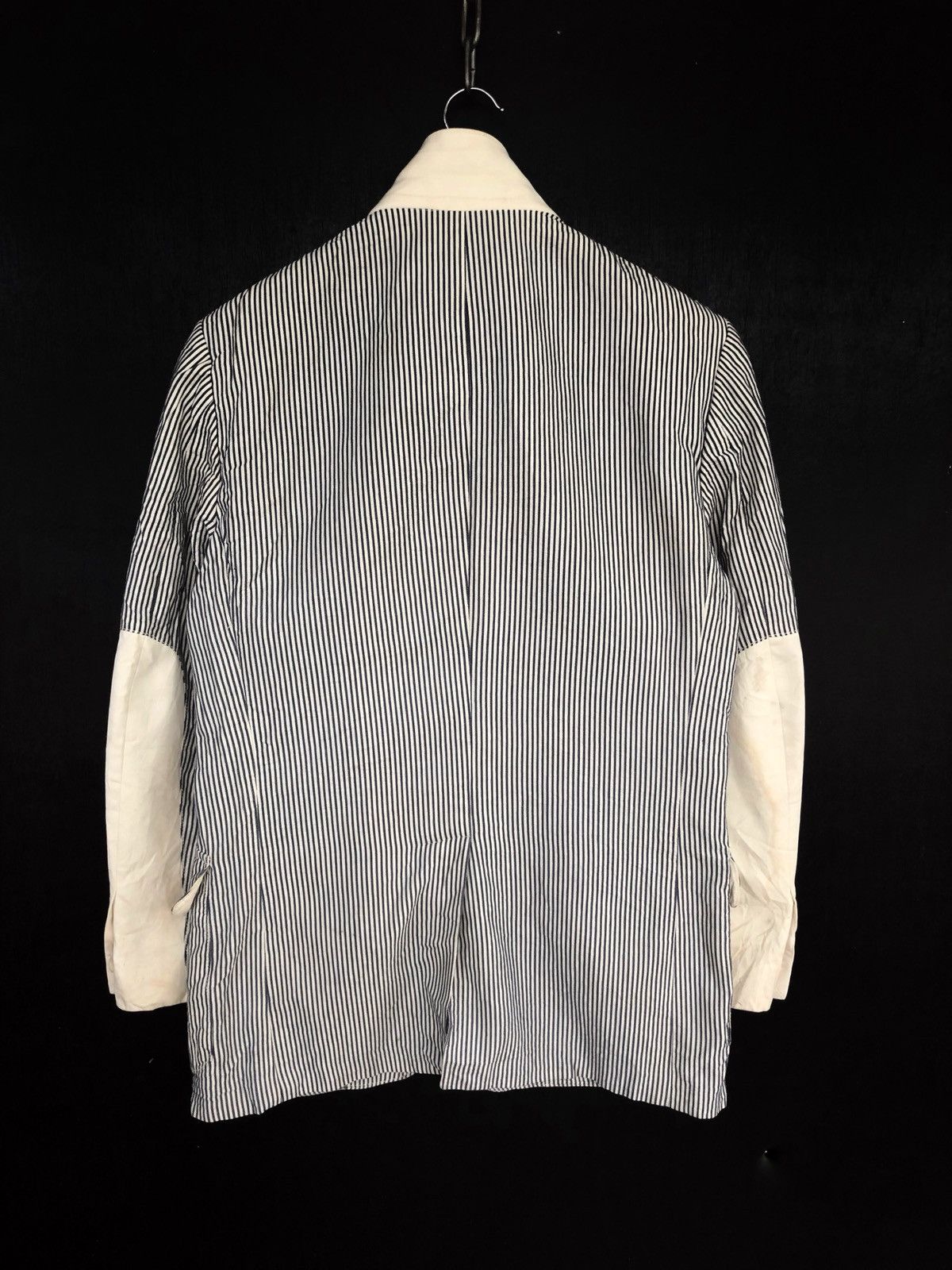 Corneliani Corneliani ID Hickory Striped Button Blazer Coat Size 46R - 3 Thumbnail