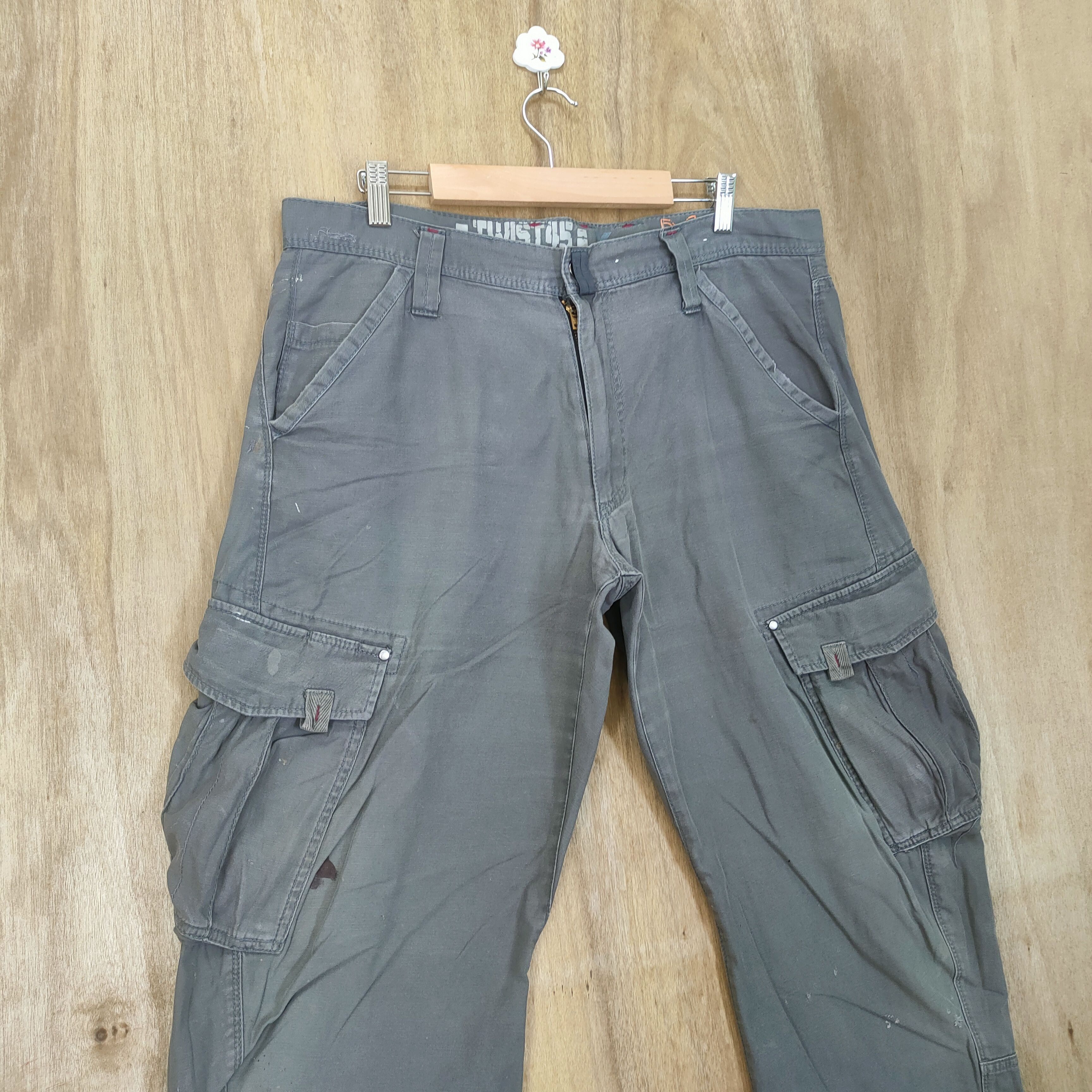 Japanese Brand VINTAGE XBEC FADED WORKWEAR CARGO PANTS Size US 36 / EU 52 - 2 Thumbnail