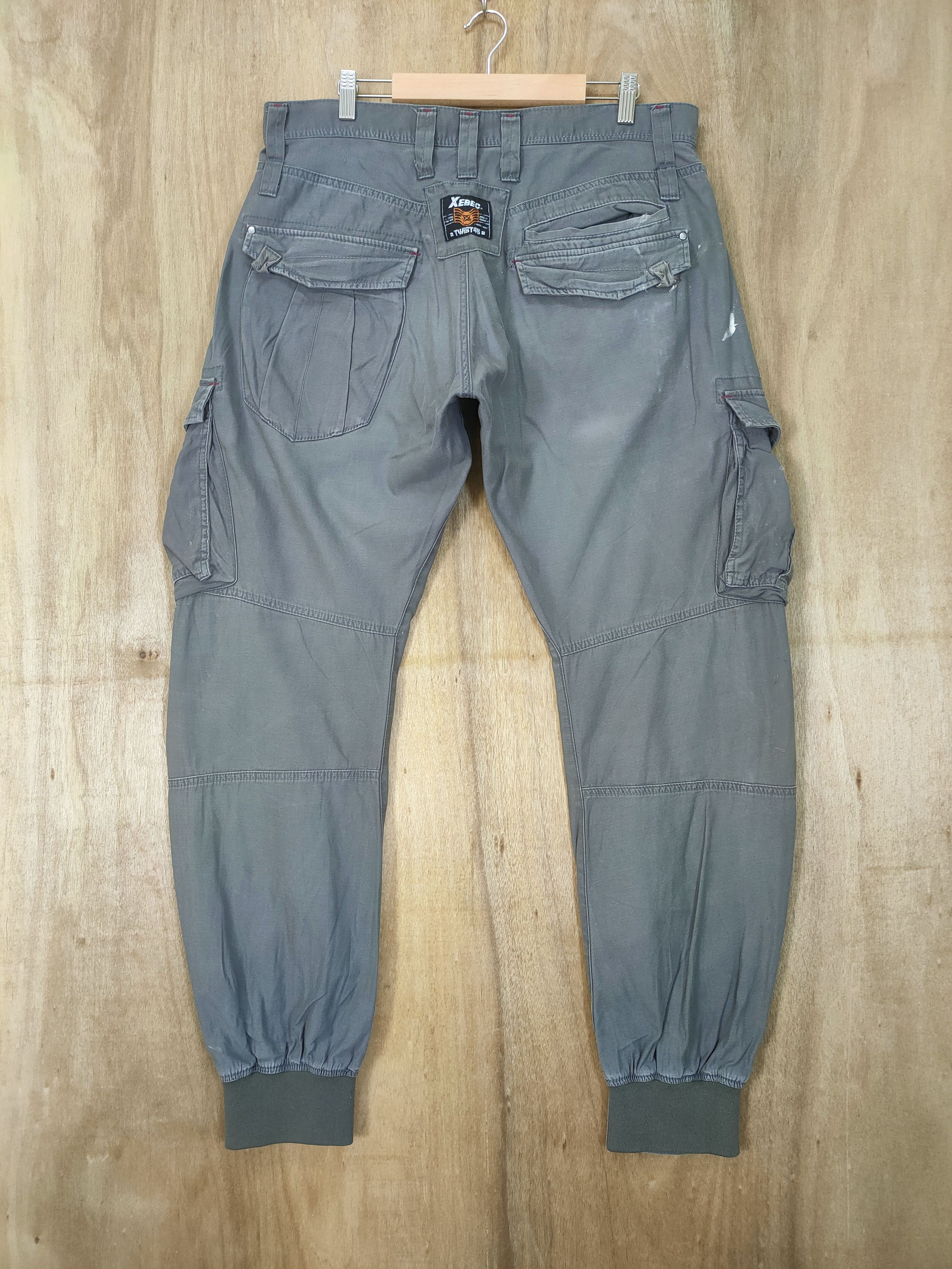 Japanese Brand VINTAGE XBEC FADED WORKWEAR CARGO PANTS Size US 36 / EU 52 - 6 Thumbnail