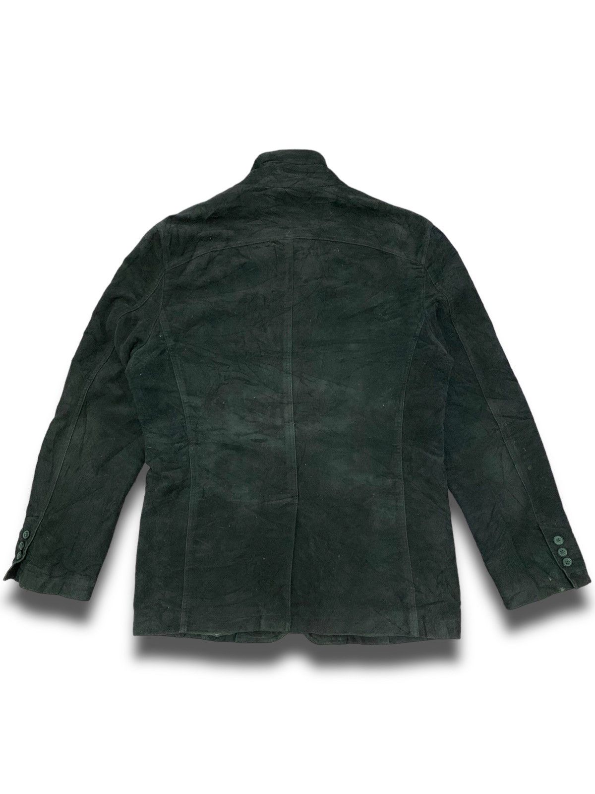 Japanese Brand × Kansai Yamamoto × Vintage Archival Kansai Yamamoto Black Velvet Japanese Coat Size 38L - 8 Thumbnail