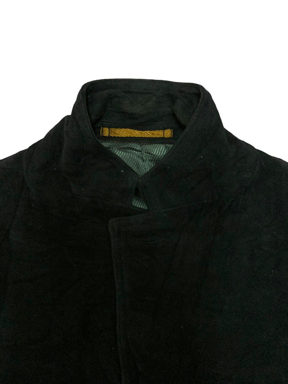 Japanese Brand × Kansai Yamamoto × Vintage Archival Kansai Yamamoto Black Velvet Japanese Coat Size 38L - 5 Thumbnail