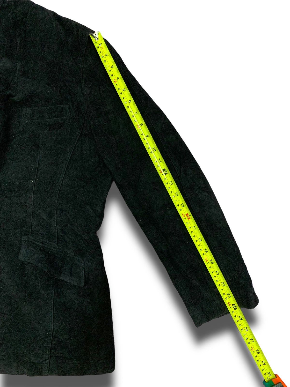 Japanese Brand × Kansai Yamamoto × Vintage Archival Kansai Yamamoto Black Velvet Japanese Coat Size 38L - 11 Thumbnail