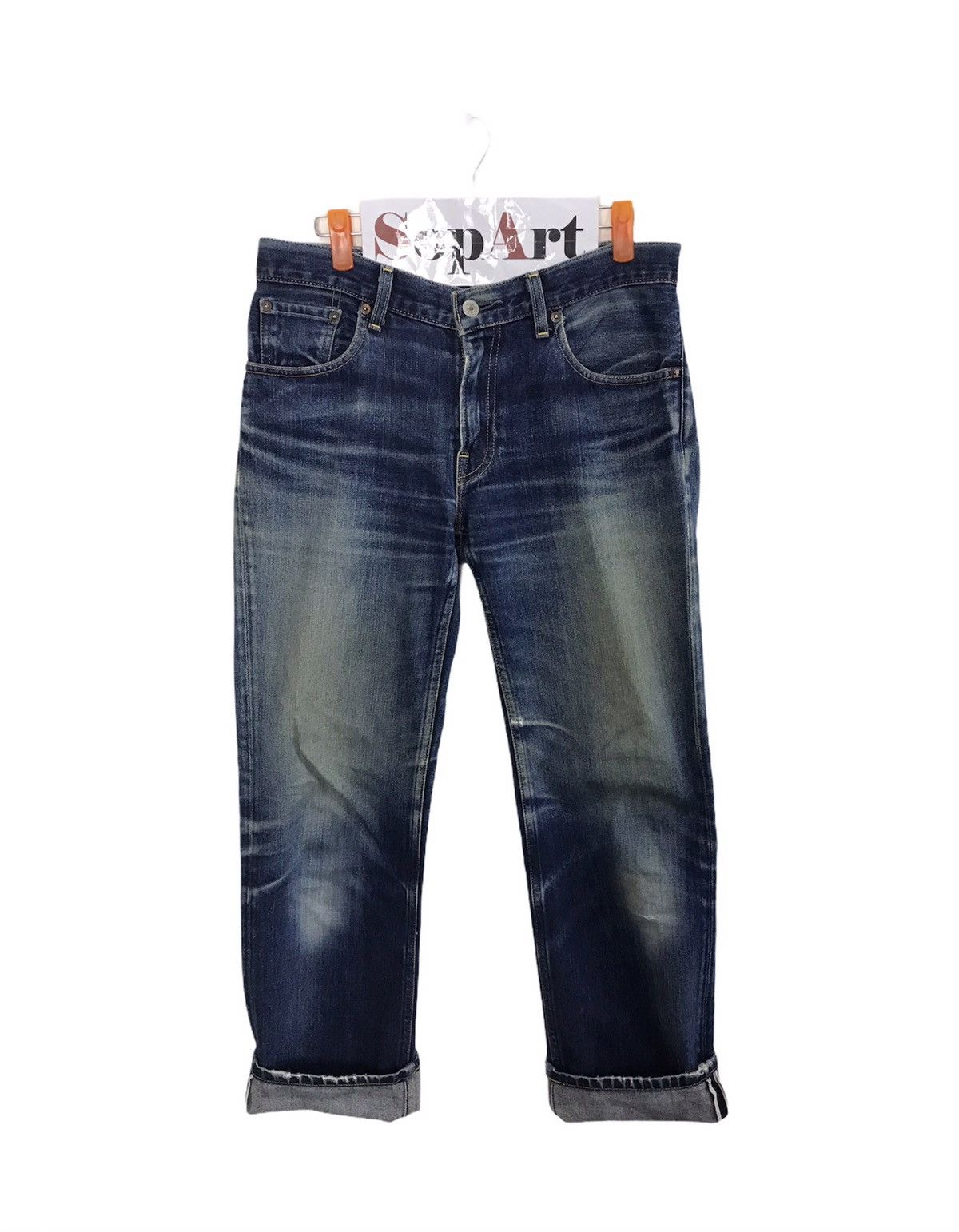 Levi's Vintage Clothing Vintage Levi’s Distressed Denim Jeans Size US 32 / EU 48 - 1 Thumbnail