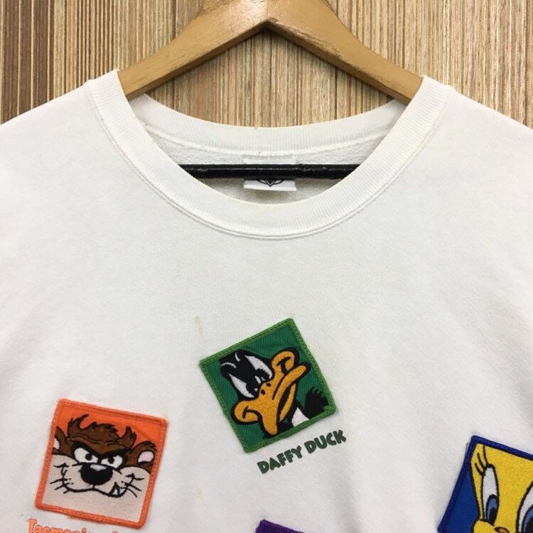 Cartoon Network × Vintage × Warner Bros Vintage Looney Tunes Characters Crewneck Sweatshirt Size US L / EU 52-54 / 3 - 5 Thumbnail