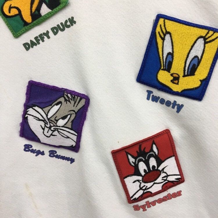 Cartoon Network × Vintage × Warner Bros Vintage Looney Tunes Characters Crewneck Sweatshirt Size US L / EU 52-54 / 3 - 7 Thumbnail