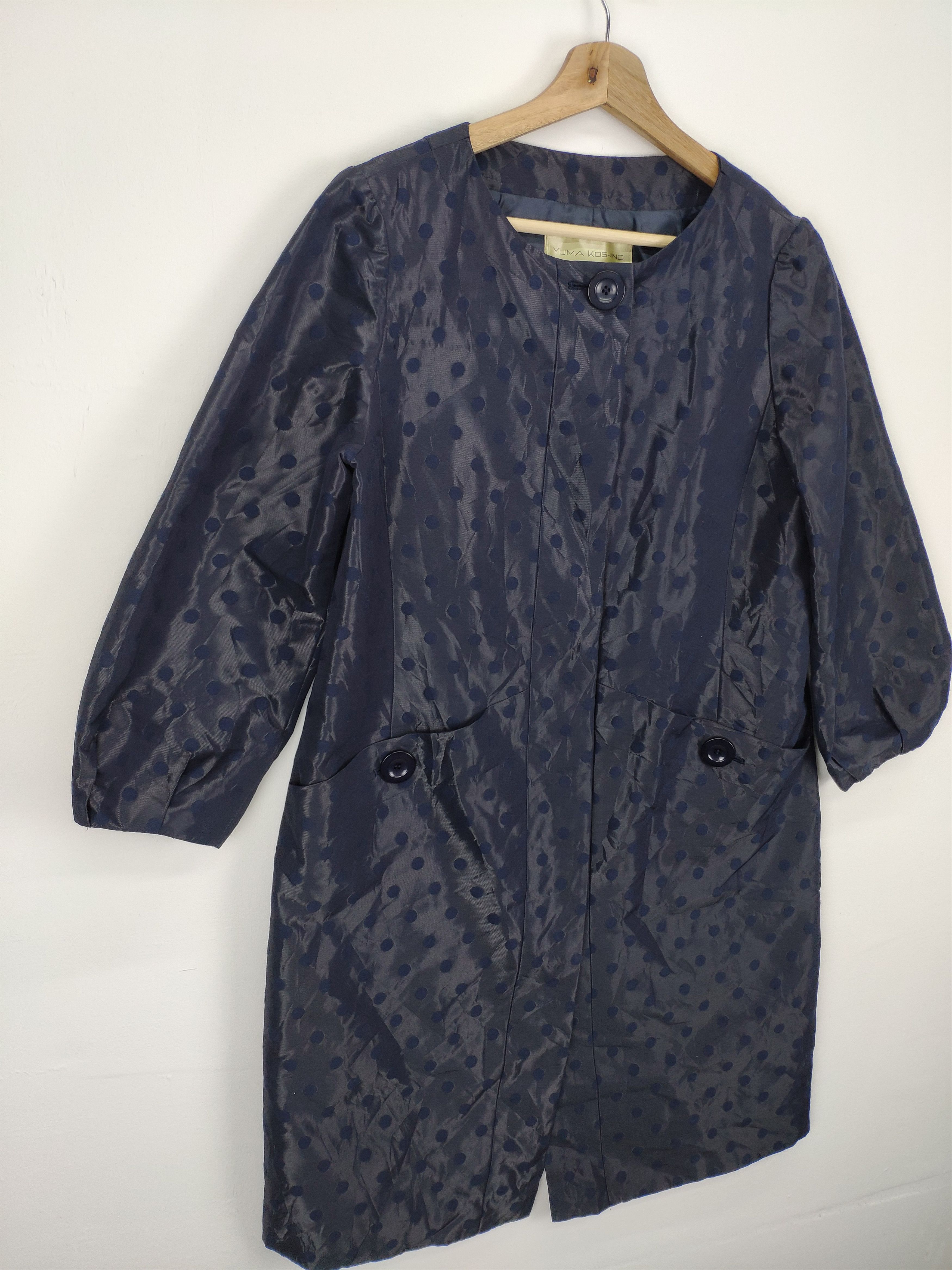 Japanese Brand × Vintage Vintage Cardigan Jacket Polkadot Women Harajuku Fashion Size M / US 6-8 / IT 42-44 - 3 Thumbnail