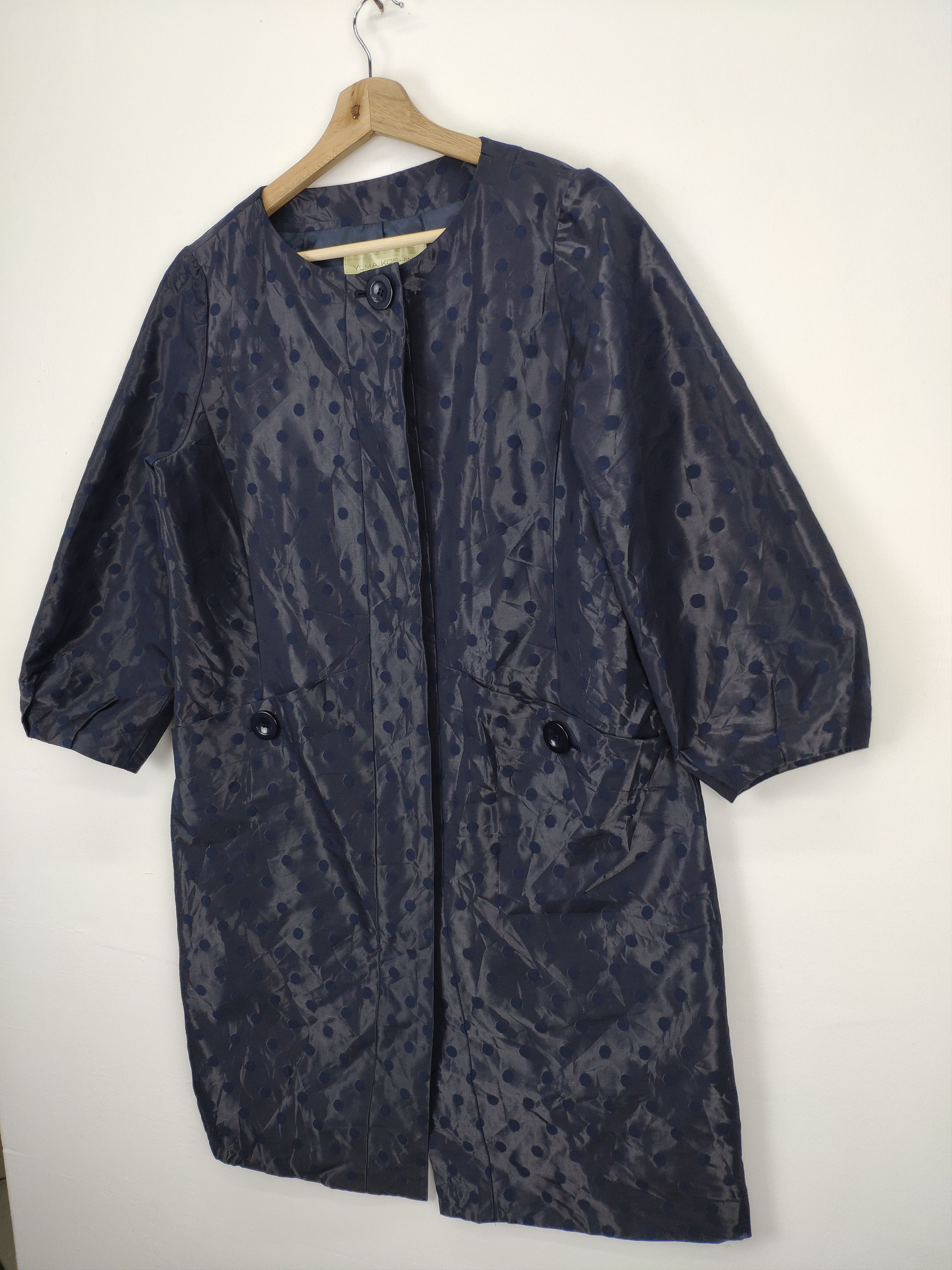 Japanese Brand × Vintage Vintage Cardigan Jacket Polkadot Women Harajuku Fashion Size M / US 6-8 / IT 42-44 - 2 Thumbnail