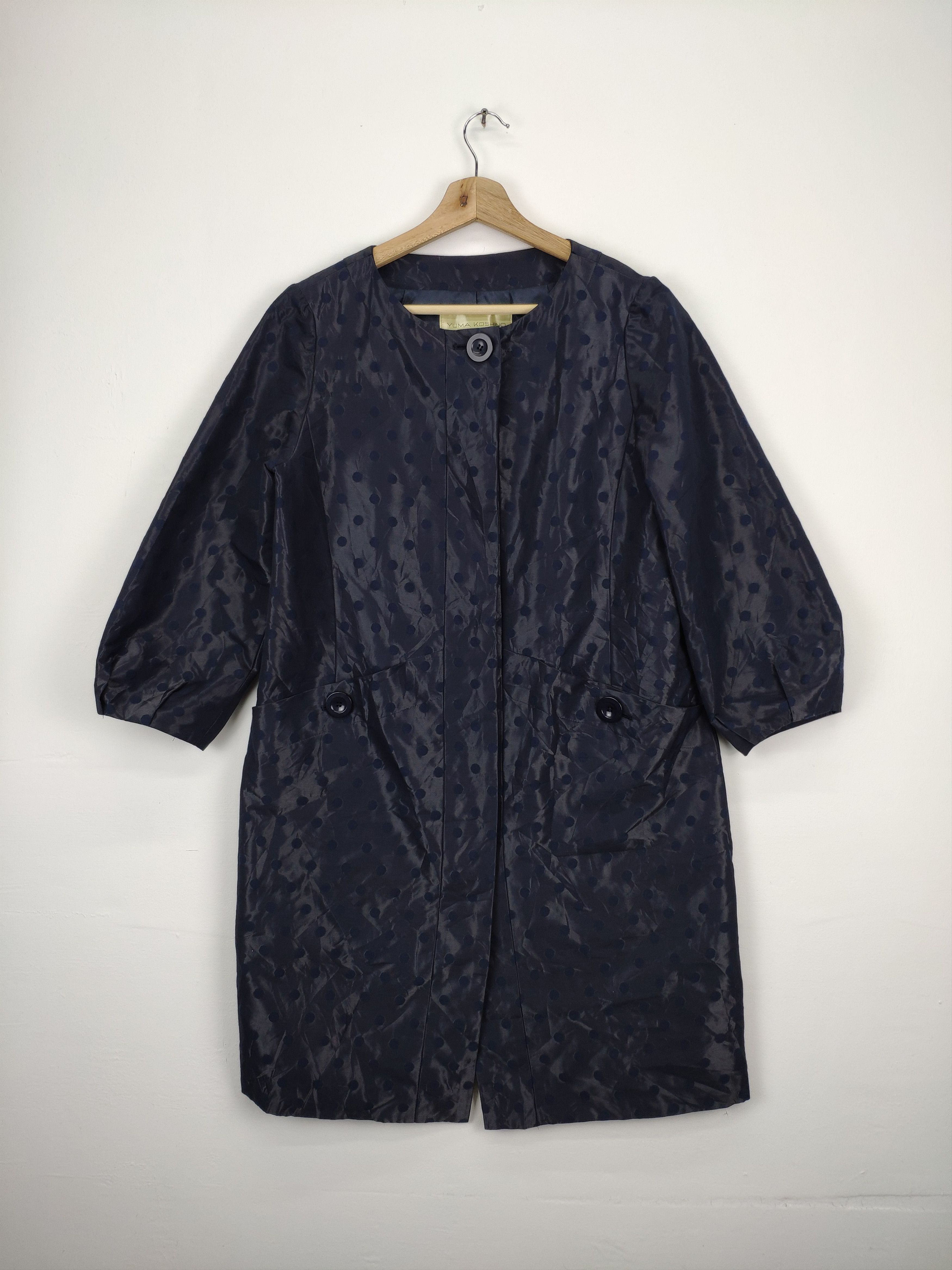 Japanese Brand × Vintage Vintage Cardigan Jacket Polkadot Women Harajuku Fashion Size M / US 6-8 / IT 42-44 - 1 Thumbnail