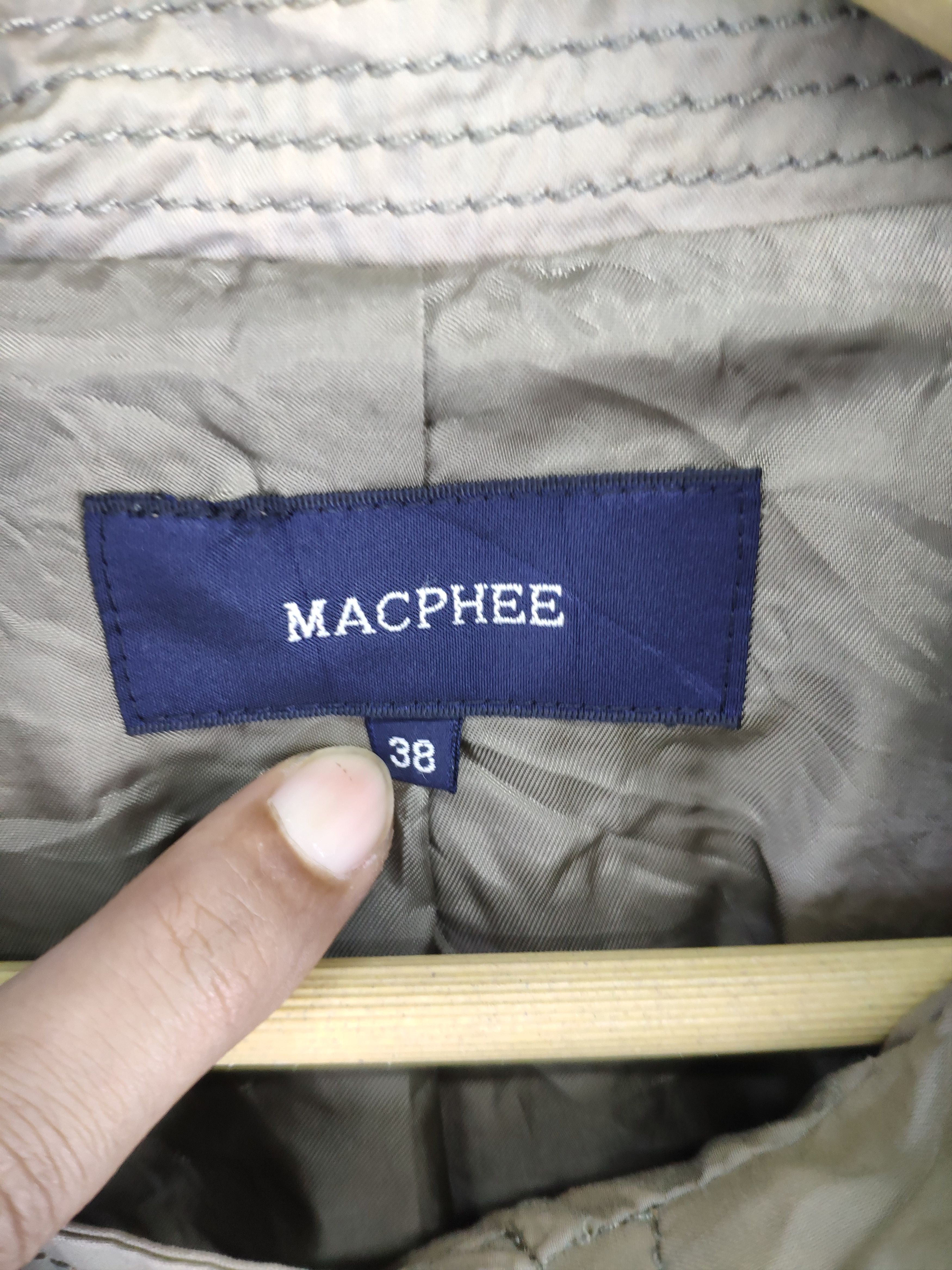 Japanese Brand × Tomorrowland × Vintage Vintage 90s Tomorrowland Trench Coat Macphee Size XS / US 0-2 / IT 36-38 - 3 Thumbnail