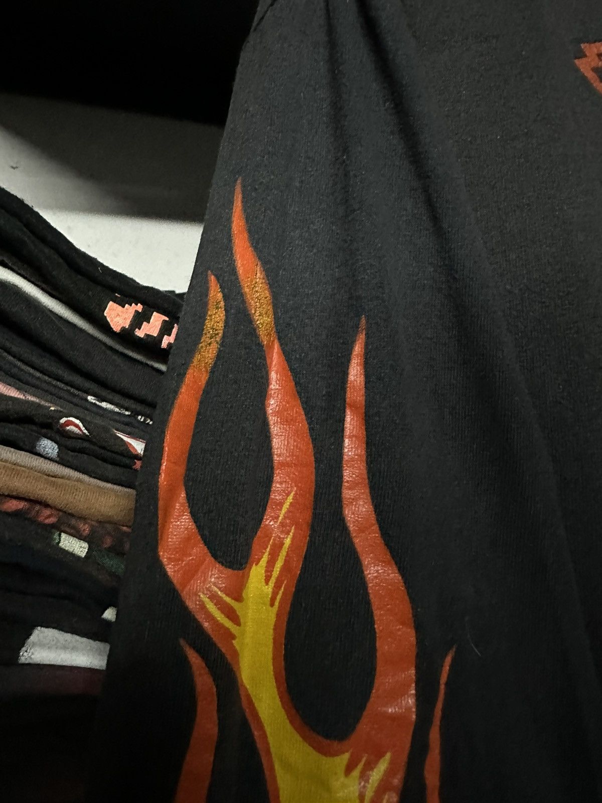 Anvil Vintage 80s Wings Grip Company Flame Racing Faded Tee Size US L / EU 52-54 / 3 - 7 Thumbnail