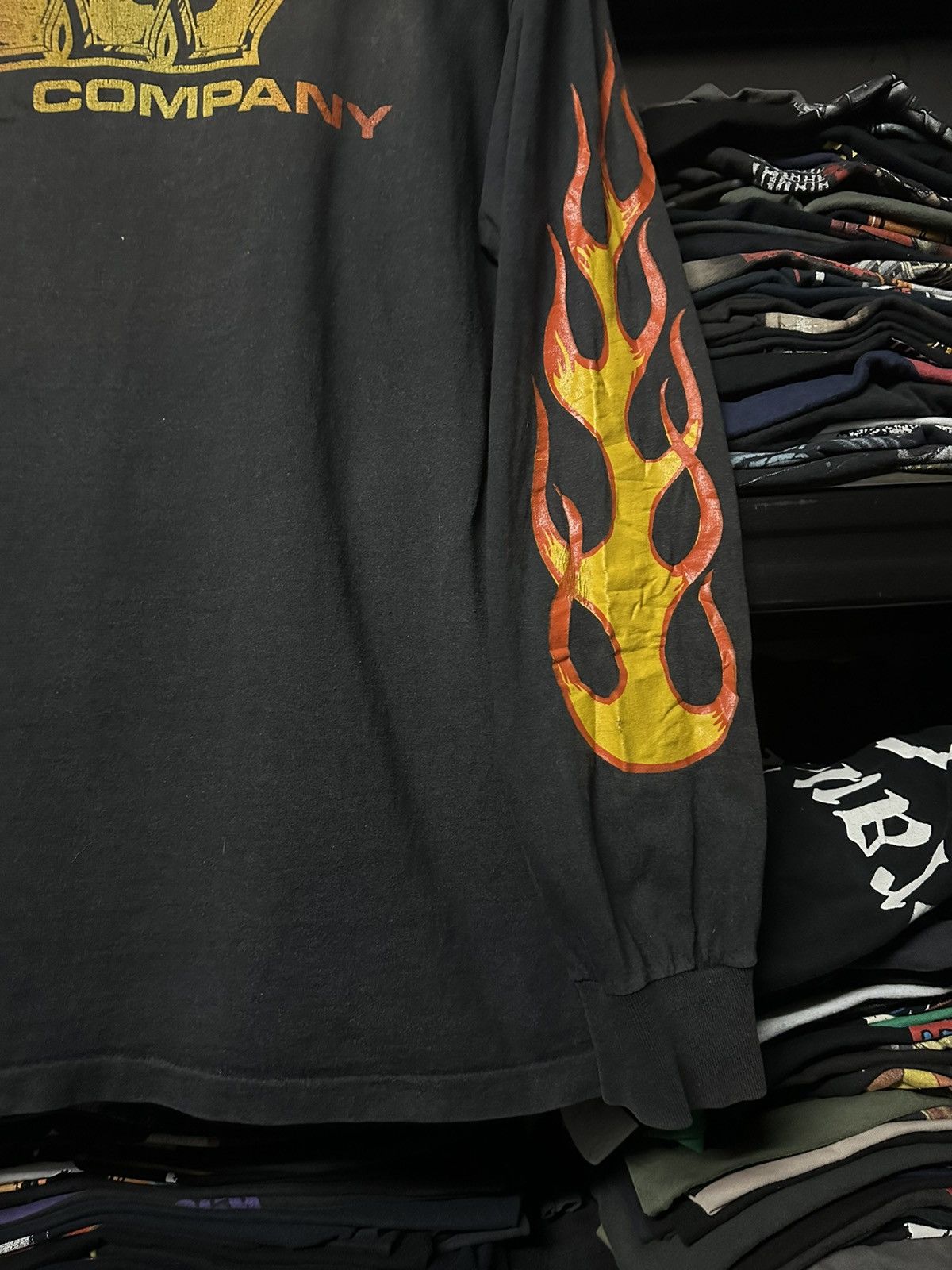 Anvil Vintage 80s Wings Grip Company Flame Racing Faded Tee Size US L / EU 52-54 / 3 - 5 Thumbnail