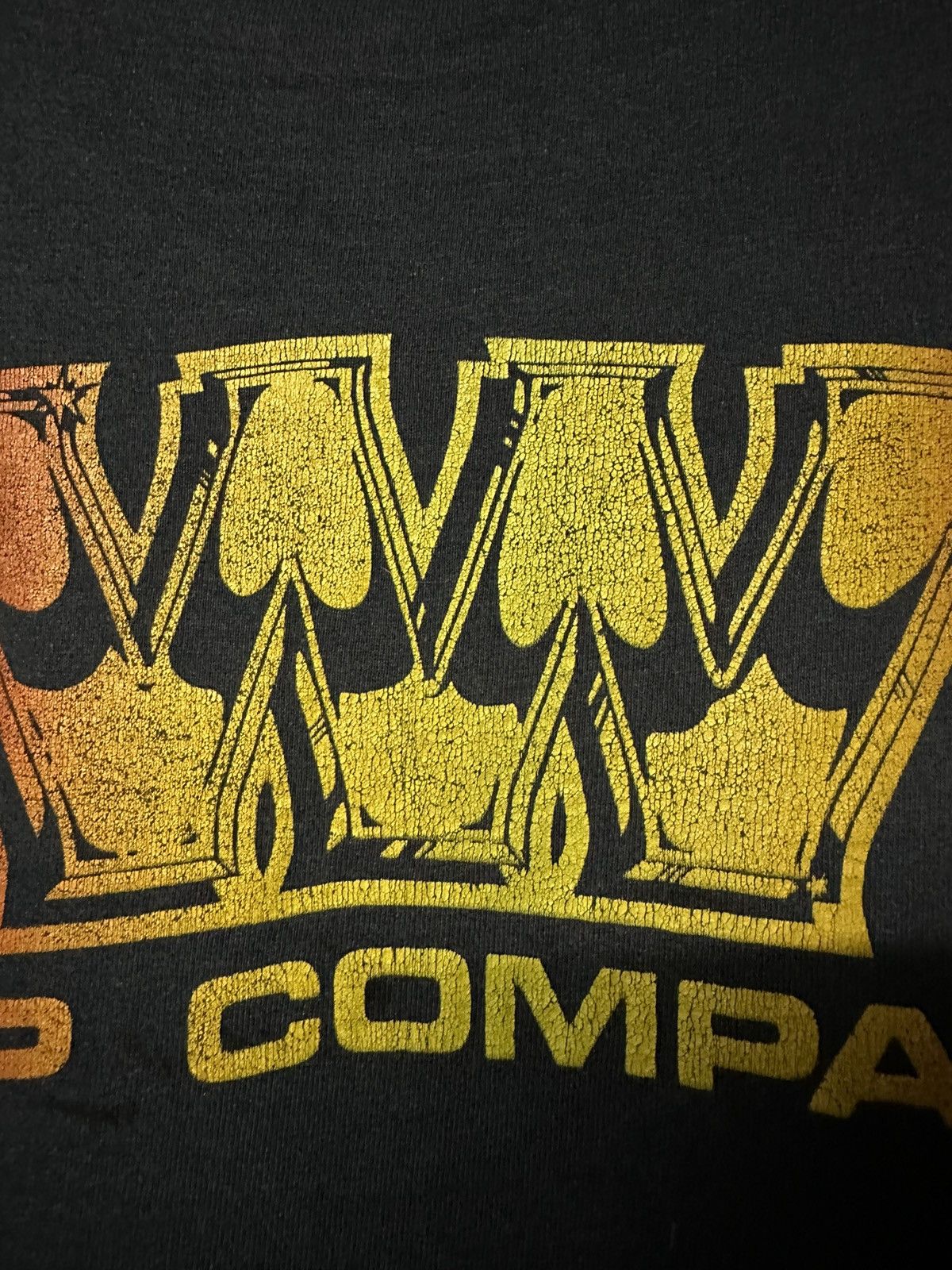 Anvil Vintage 80s Wings Grip Company Flame Racing Faded Tee Size US L / EU 52-54 / 3 - 3 Thumbnail