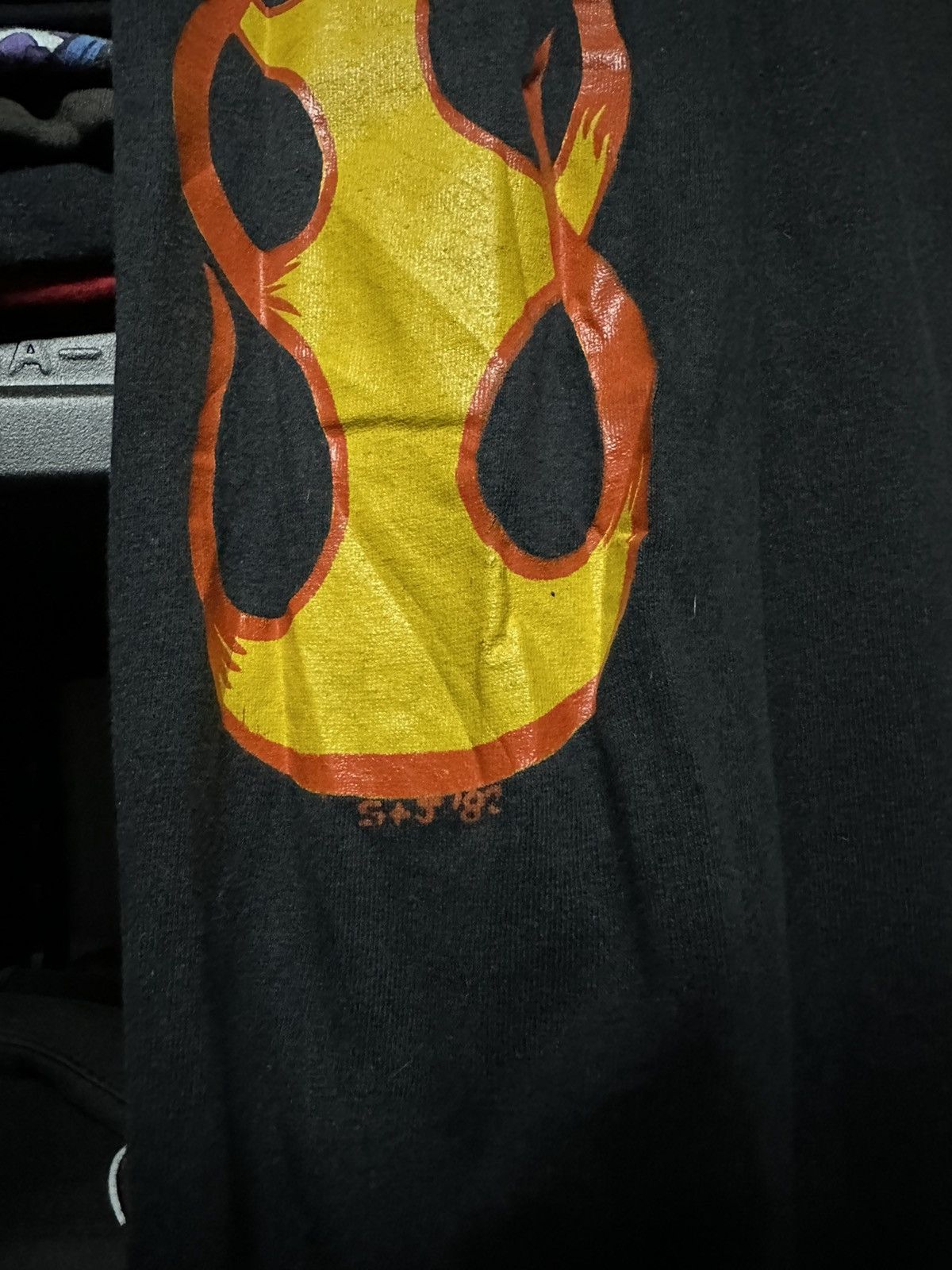 Anvil Vintage 80s Wings Grip Company Flame Racing Faded Tee Size US L / EU 52-54 / 3 - 6 Thumbnail