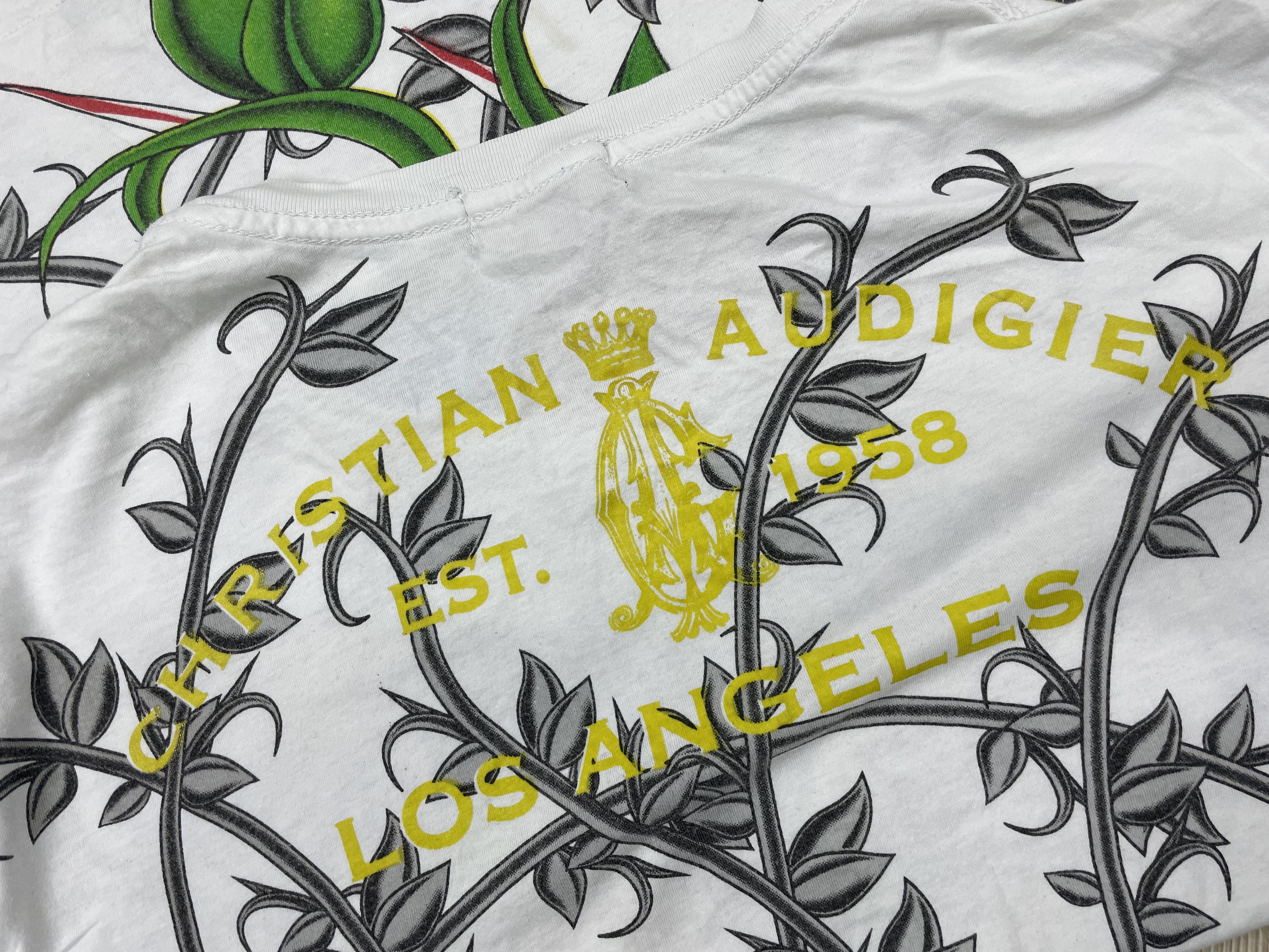 Christian Audigier × Ed Hardy × Vintage Christian Audigier 1958 Vintage T-shirt Size US L / EU 52-54 / 3 - 4 Thumbnail