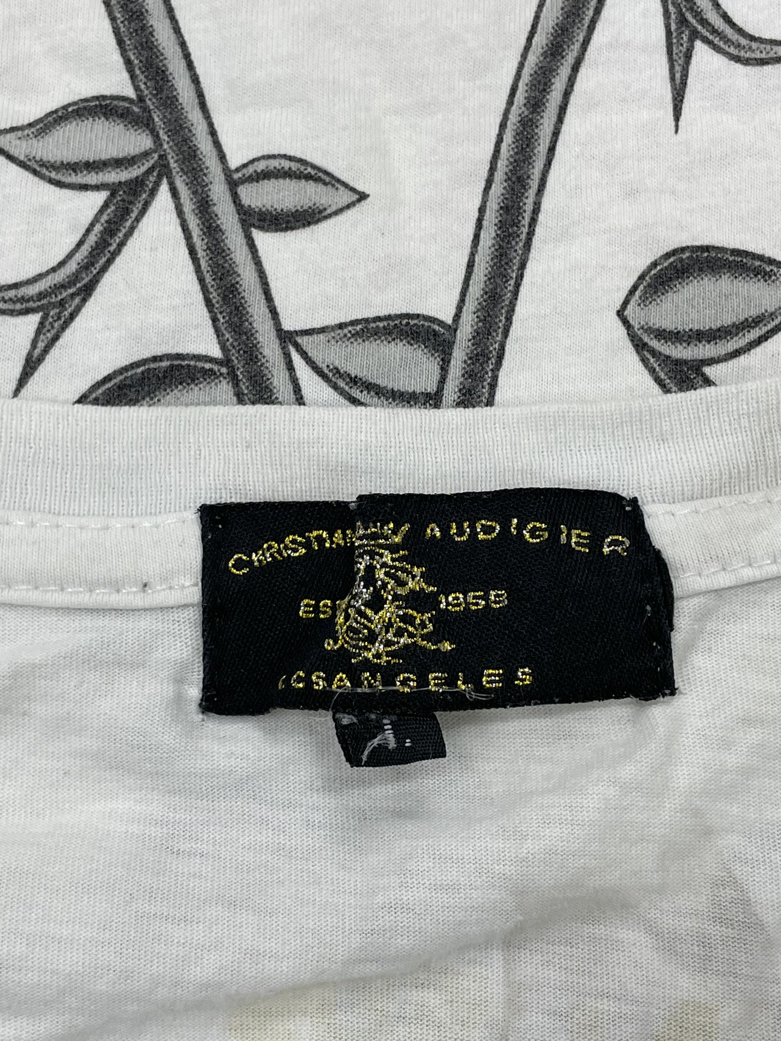Christian Audigier × Ed Hardy × Vintage Christian Audigier 1958 Vintage T-shirt Size US L / EU 52-54 / 3 - 5 Thumbnail