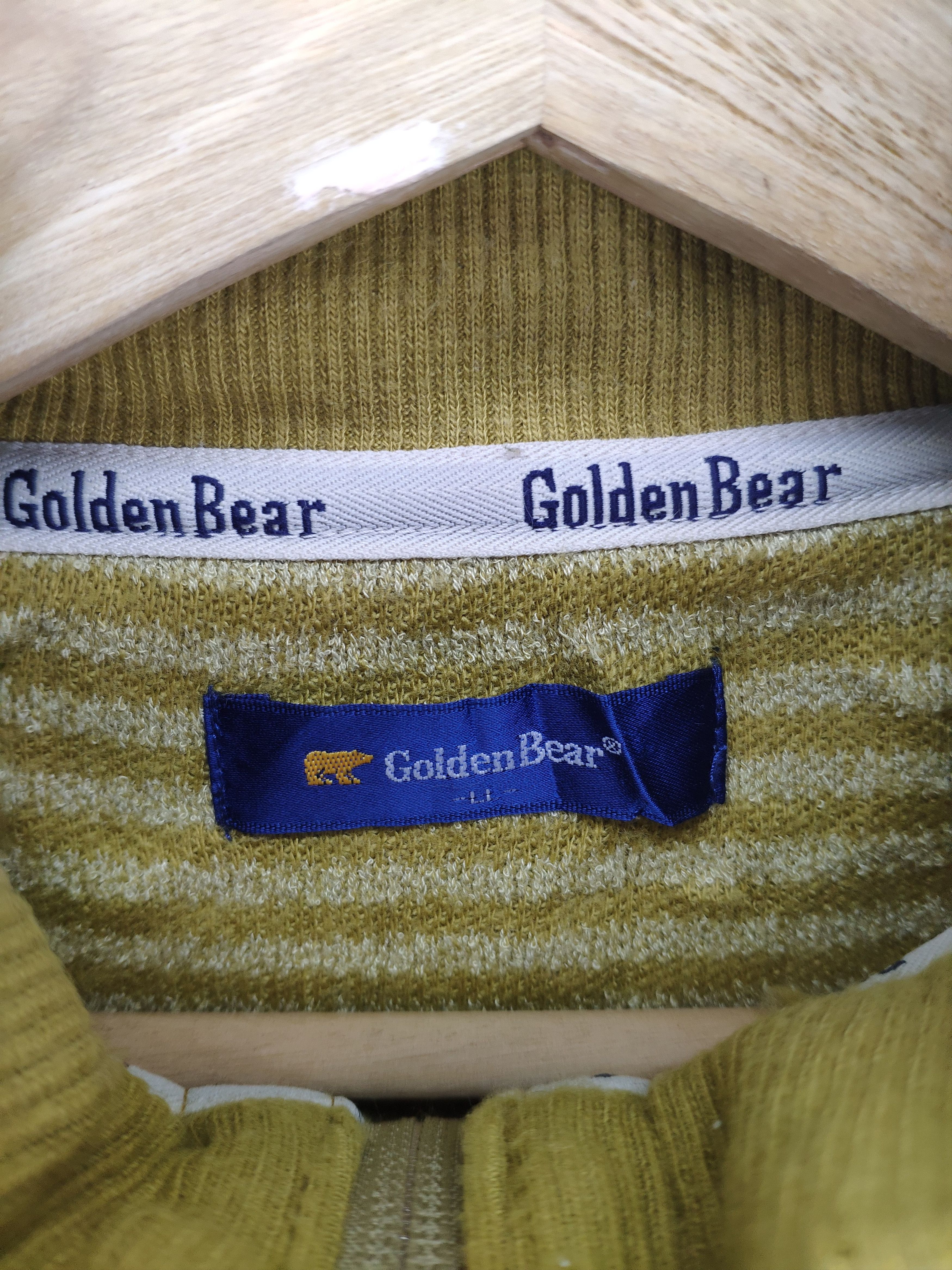 Golden Bear × Japanese Brand Vintage Golden Bear Polo Shirt Long Sleeve Half Zip Size US XL / EU 56 / 4 - 11 Thumbnail