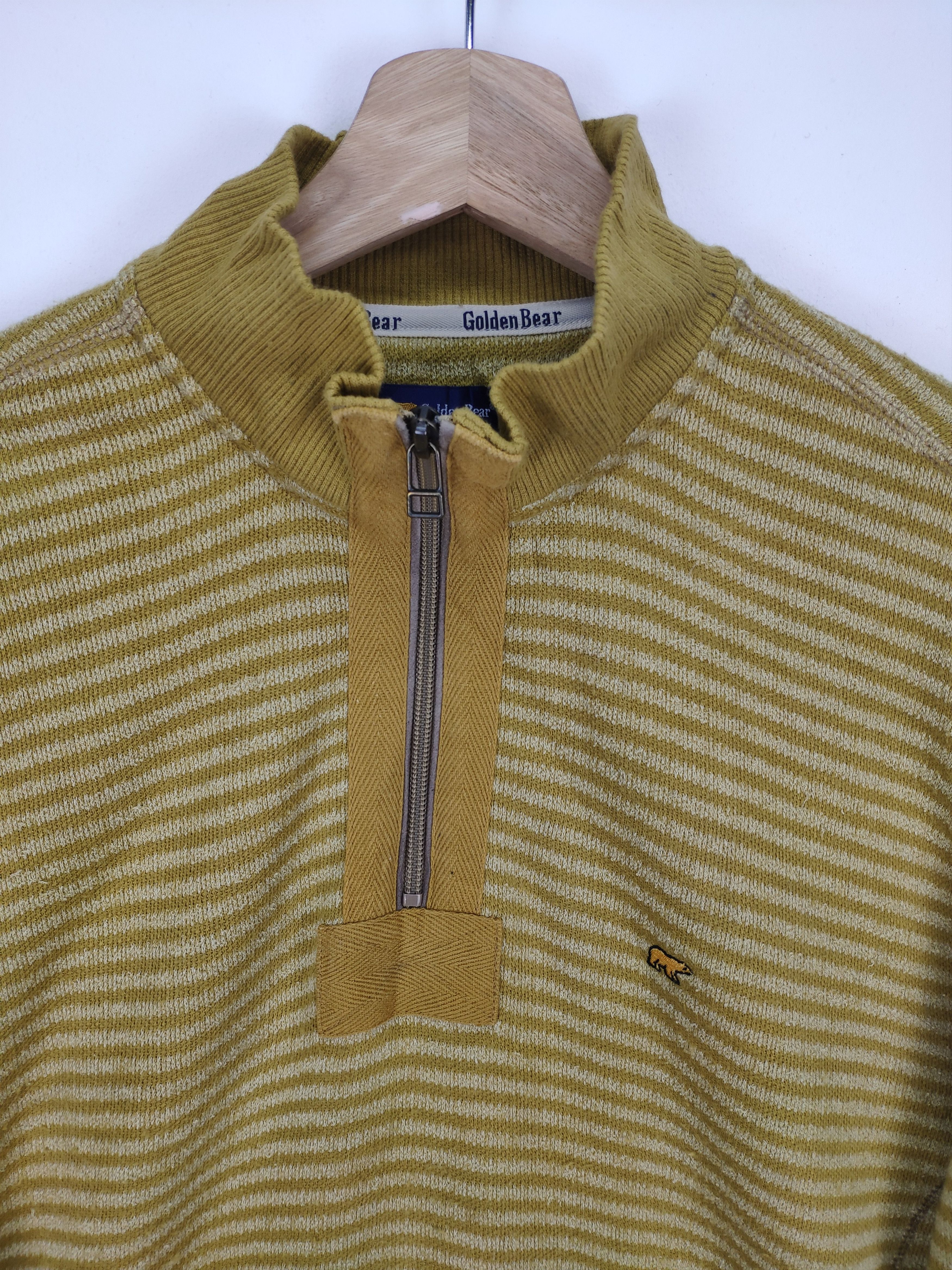 Golden Bear × Japanese Brand Vintage Golden Bear Polo Shirt Long Sleeve Half Zip Size US XL / EU 56 / 4 - 8 Thumbnail