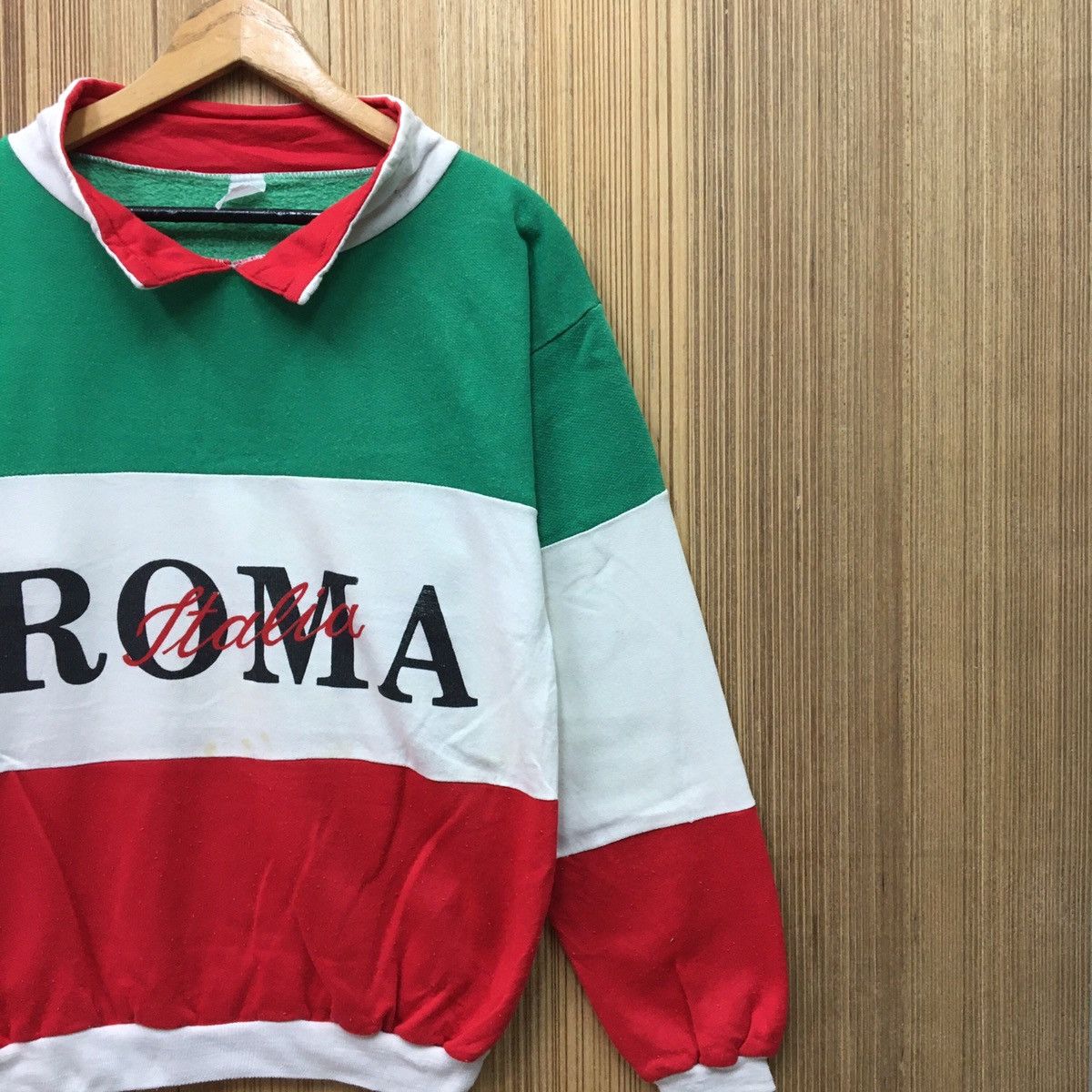 Vintage Vintage ROMA ITALIA Multicolour Sweatshirt Size US M / EU 48-50 / 2 - 5 Thumbnail