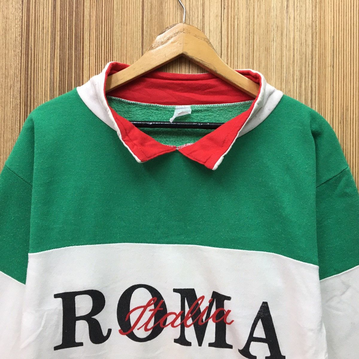 Vintage Vintage ROMA ITALIA Multicolour Sweatshirt Size US M / EU 48-50 / 2 - 6 Thumbnail