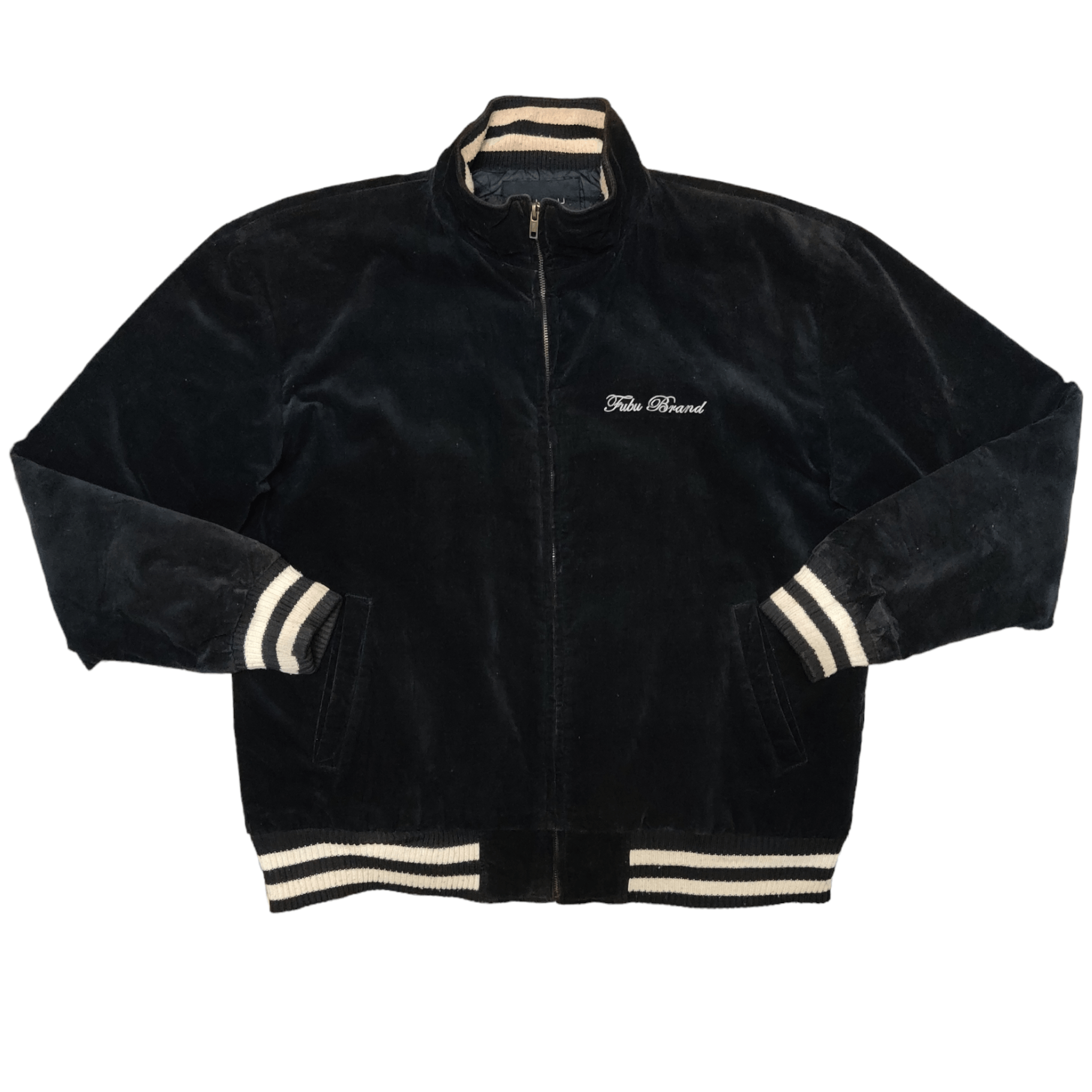 Fubu Vintage Fubu The Collection Velvet Jacket Black Size US M / EU 48-50 / 2 - 1 Thumbnail