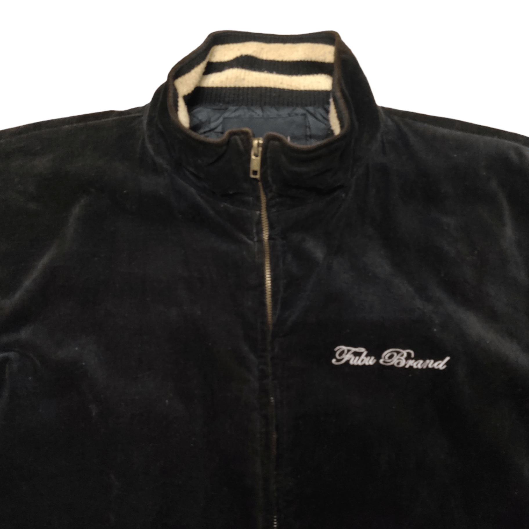 Fubu Vintage Fubu The Collection Velvet Jacket Black Size US M / EU 48-50 / 2 - 2 Thumbnail